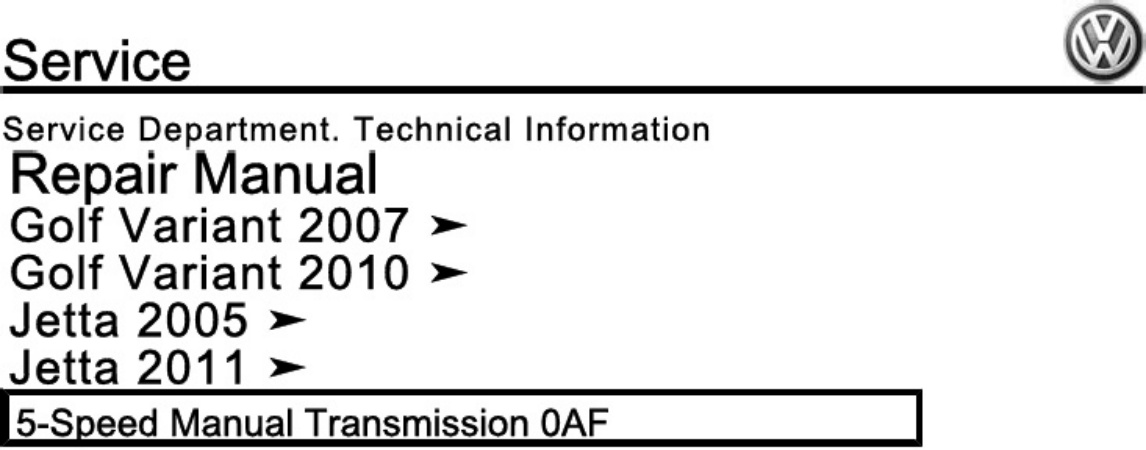 Technical Document 5-Speed Marine / Vehicle Transmission Workshop Service Manual [PDF] cover