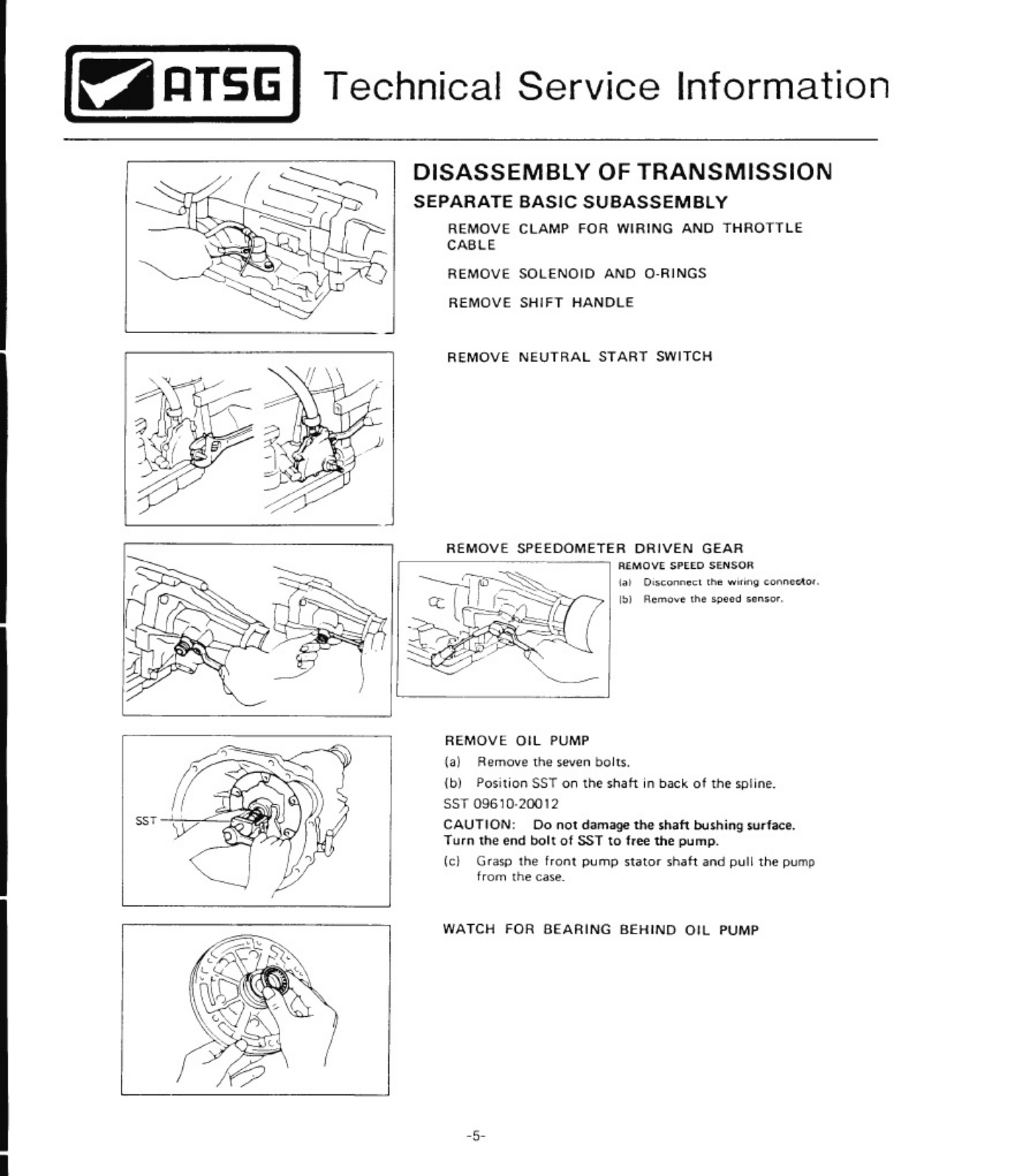 Sample 2 of Technical Document A40 Series Transmission Technical Manual [PDF]