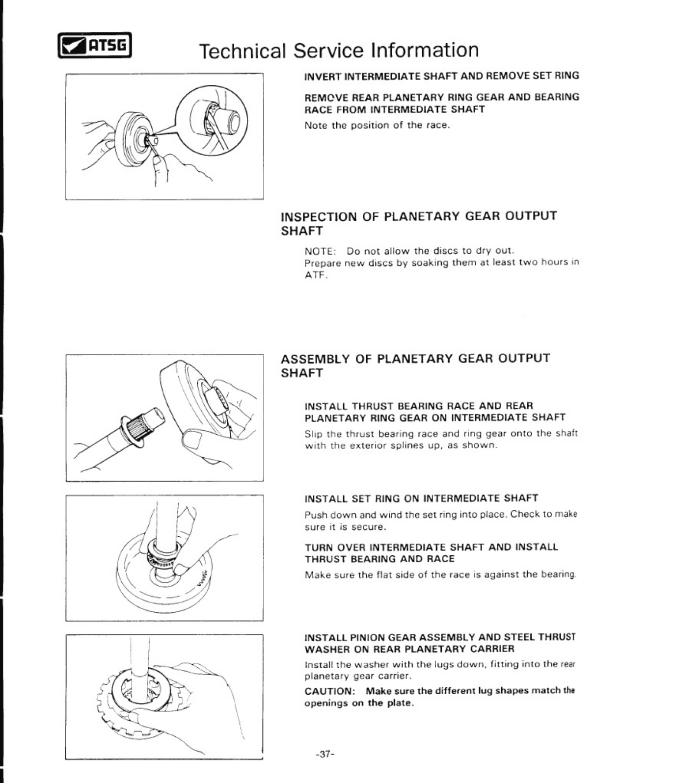 Sample 5 of Technical Document A40 Series Transmission Technical Manual [PDF]