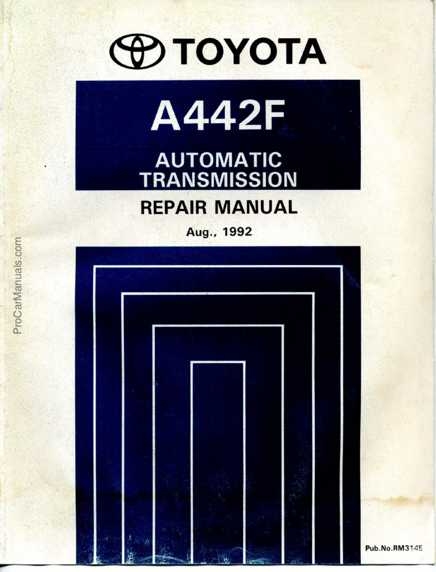 Technical Document A442F Transmission Workshop Service Manual [PDF] cover