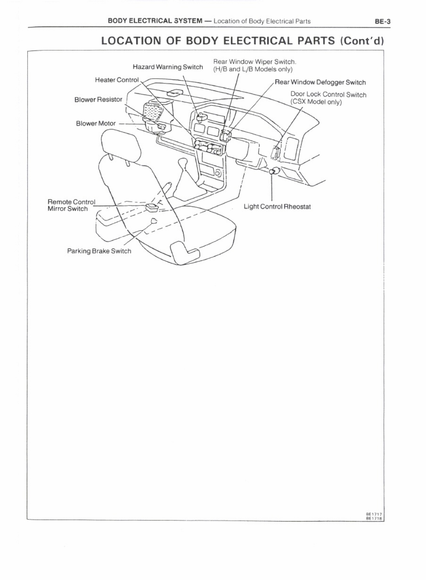 Sample 2 of Technical Document AE92 Wiring Diagram Supp Complete Electrical Wiring Schematic & System Diagram [PDF]