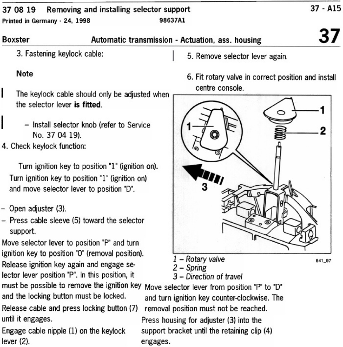 Sample 5 of Technical Document Boxster Automatic Transmission Technical Manual [PDF]