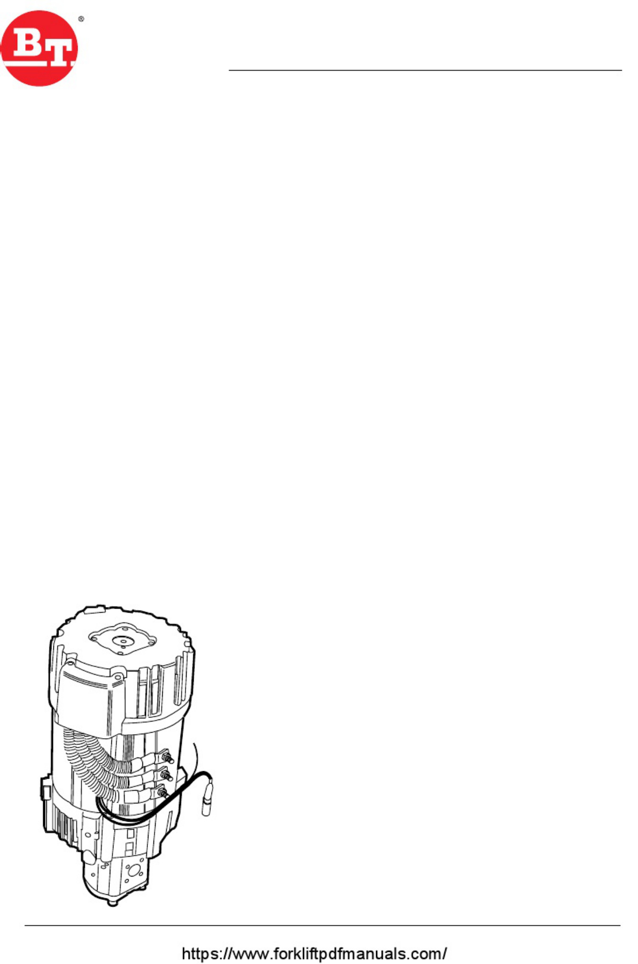 Sample 7 of Technical Document BT RR Forklift Truck Master Workshop Service Manual [PDF]