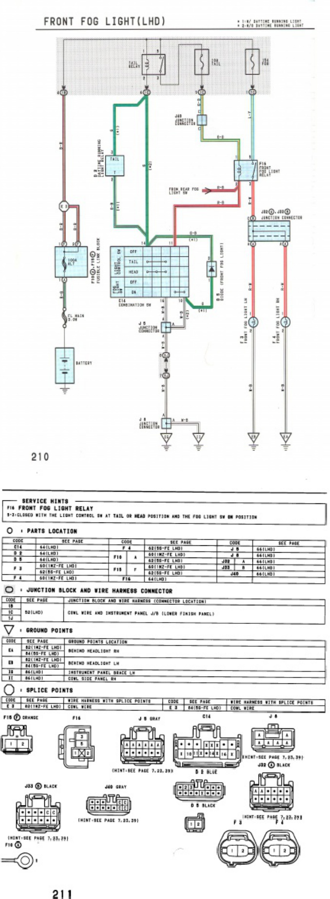 Sample 6 of Technical Document Camry 1996 Electrical Wiring Diagra Complete Electrical Wiring Schematic & System Diagram [PDF]