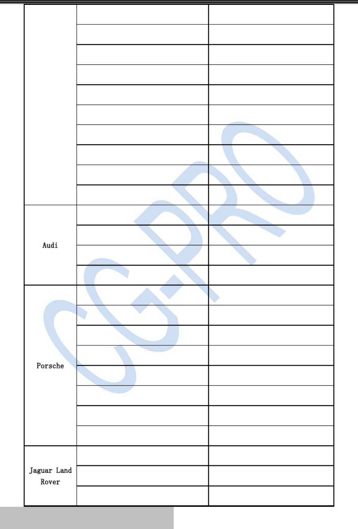Sample 5 of Technical Document CG Pro User Technical Manual [PDF]