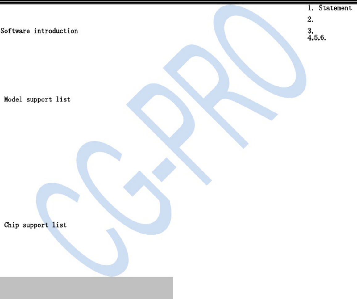 Sample 2 of Technical Document CGPro Operation Operation & Maintenance Manual (OMM) [PDF]