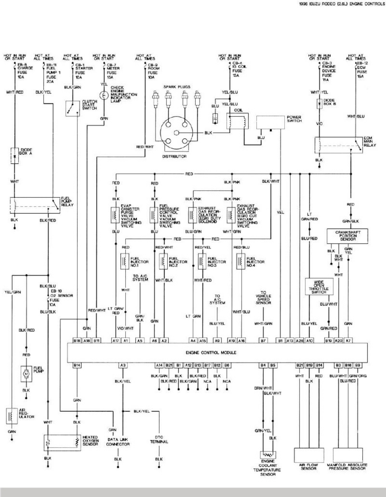 Sample 4 of Technical Document Chevrolet Luv Wiring Diagrams 1988- Complete Electrical Wiring Schematic & System Diagram [PDF]