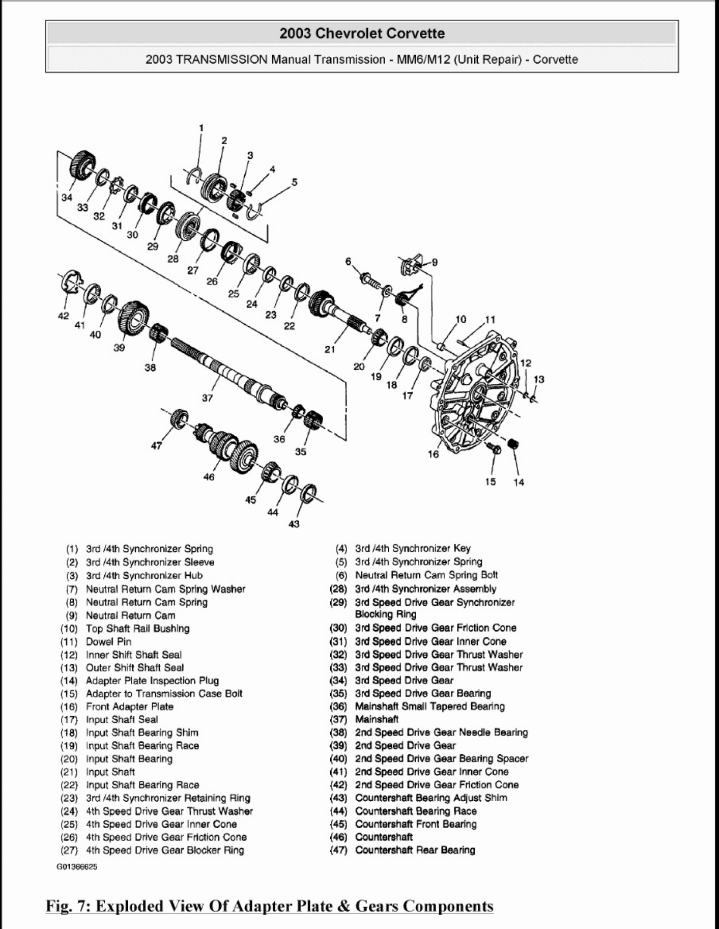 Sample 2 of Technical Document Corvette c5 - 2003 - Marine / Vehicle Transmission Workshop Service Manual [PDF]
