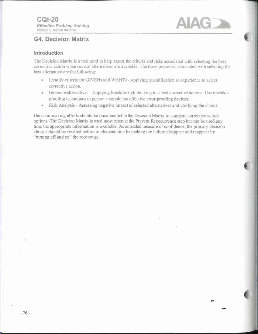 Technical Document Cqi 20 Technical Manual [PDF] cover