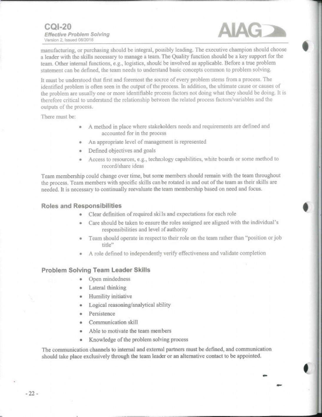 Sample 4 of Technical Document Cqi 20 Technical Manual [PDF]