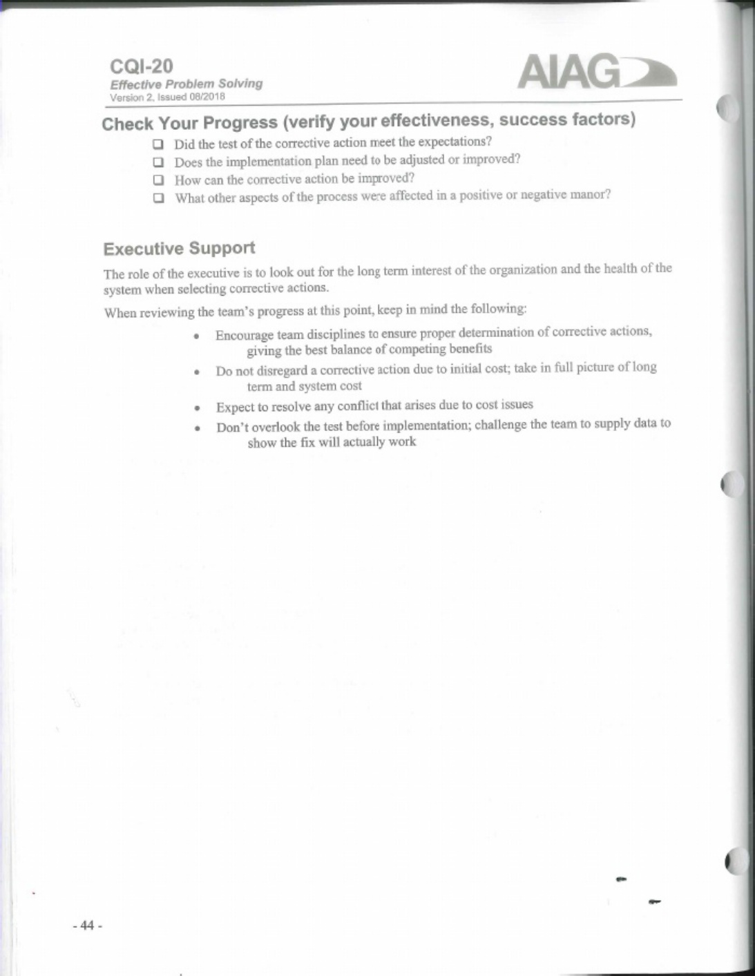 Sample 7 of Technical Document Cqi 20 Technical Manual [PDF]