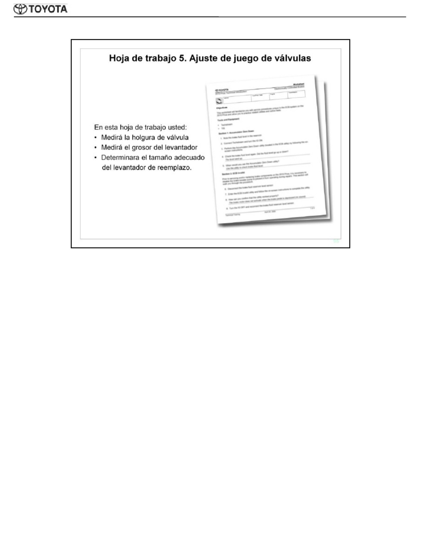 Sample 6 of Technical Document Curso de Servicio y Reparaci n del Technical Manual [PDF]
