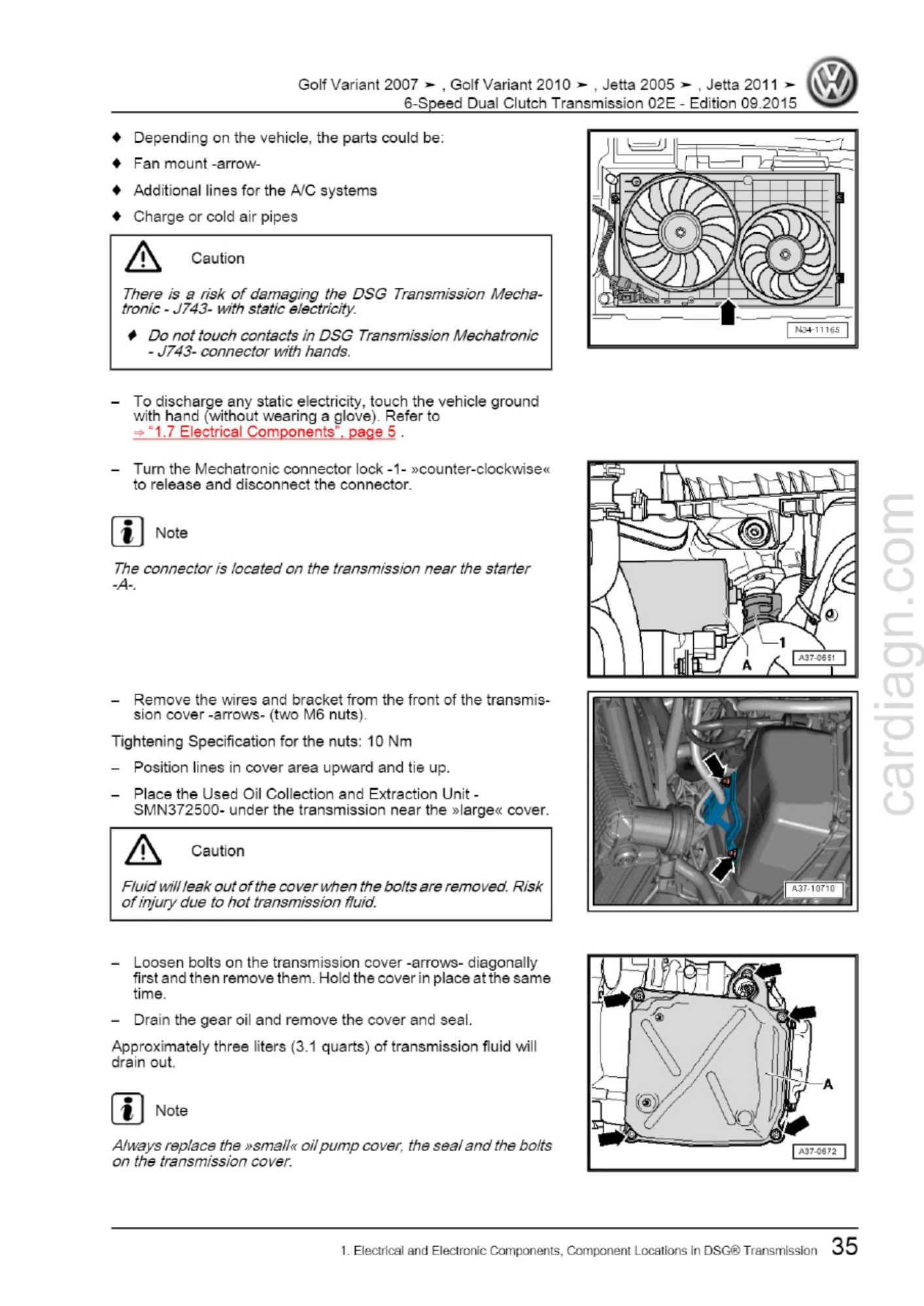 Sample 3 of Technical Document D3E80020F58 Marine / Vehicle Transmission Workshop Service Manual [PDF]