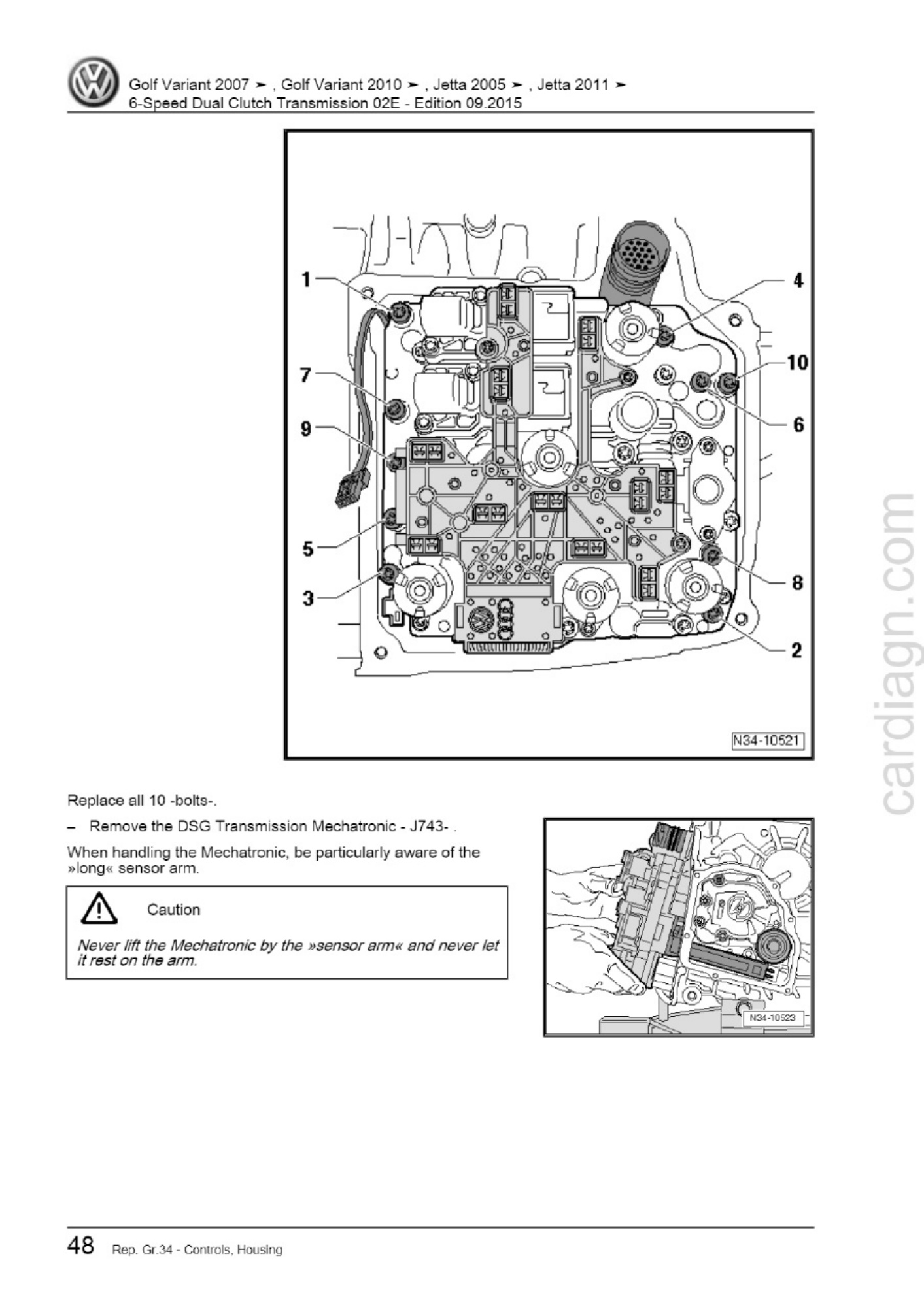 Sample 4 of Technical Document D3E80020F58 Marine / Vehicle Transmission Workshop Service Manual [PDF]