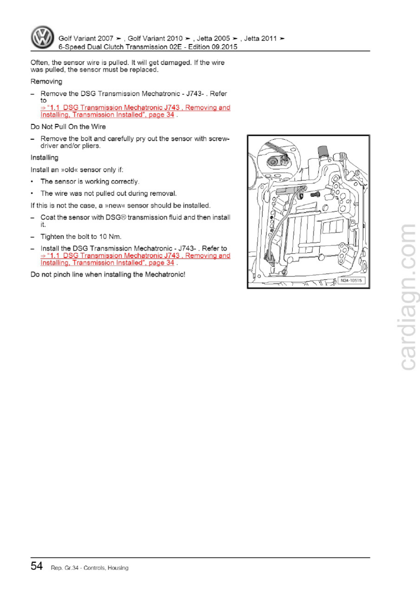 Sample 6 of Technical Document D3E80020F58 Marine / Vehicle Transmission Workshop Service Manual [PDF]
