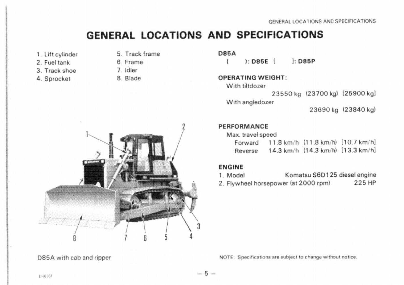 Sample 2 of Technical Document D85A Technical Manual [PDF]