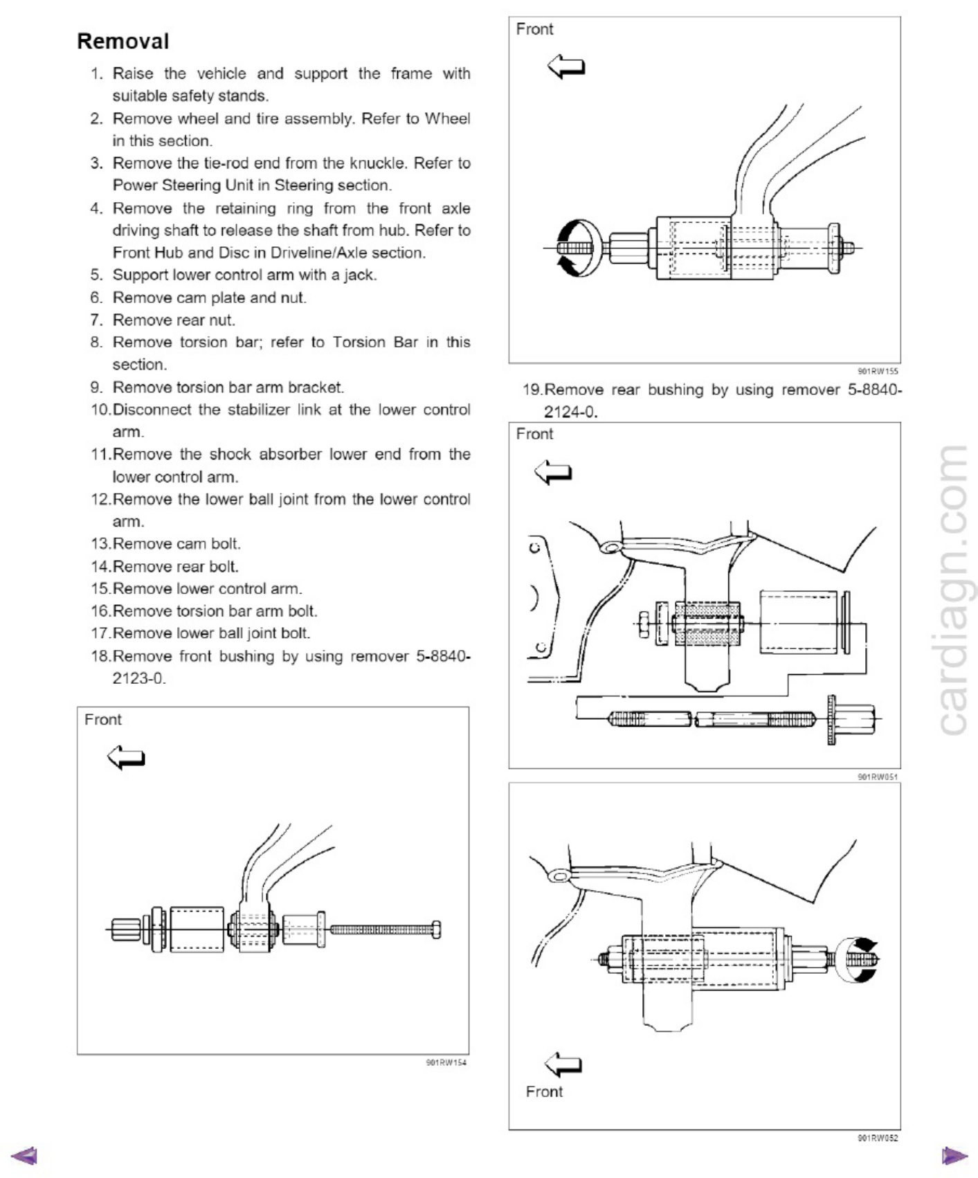 Sample 7 of Technical Document D-Max 2007 - Steering Suspension Wh Technical Manual [PDF]