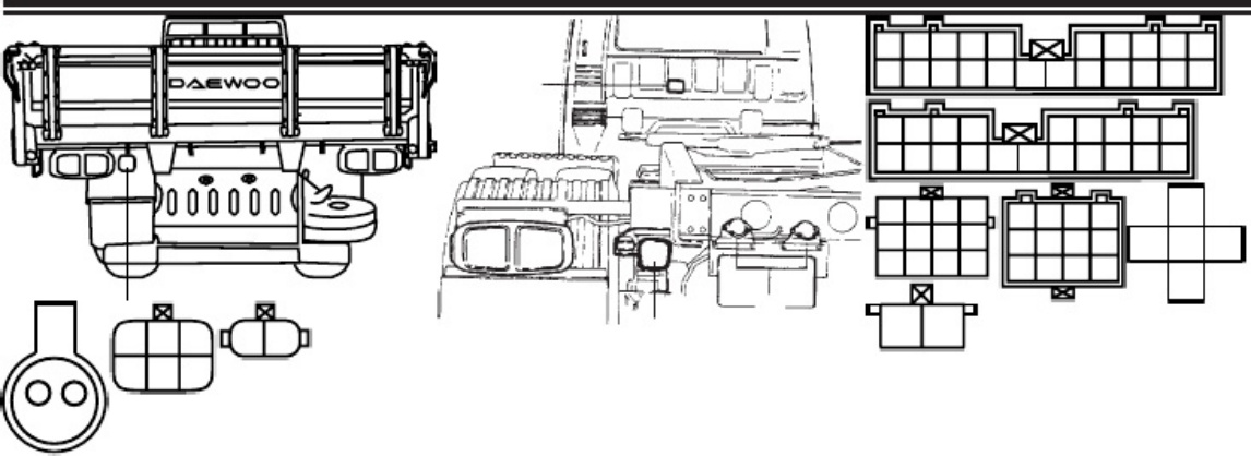 Sample 3 of Technical Document Daewoo Ultra Novus Electrical Wirin Complete Electrical Wiring Schematic & System Diagram [PDF]