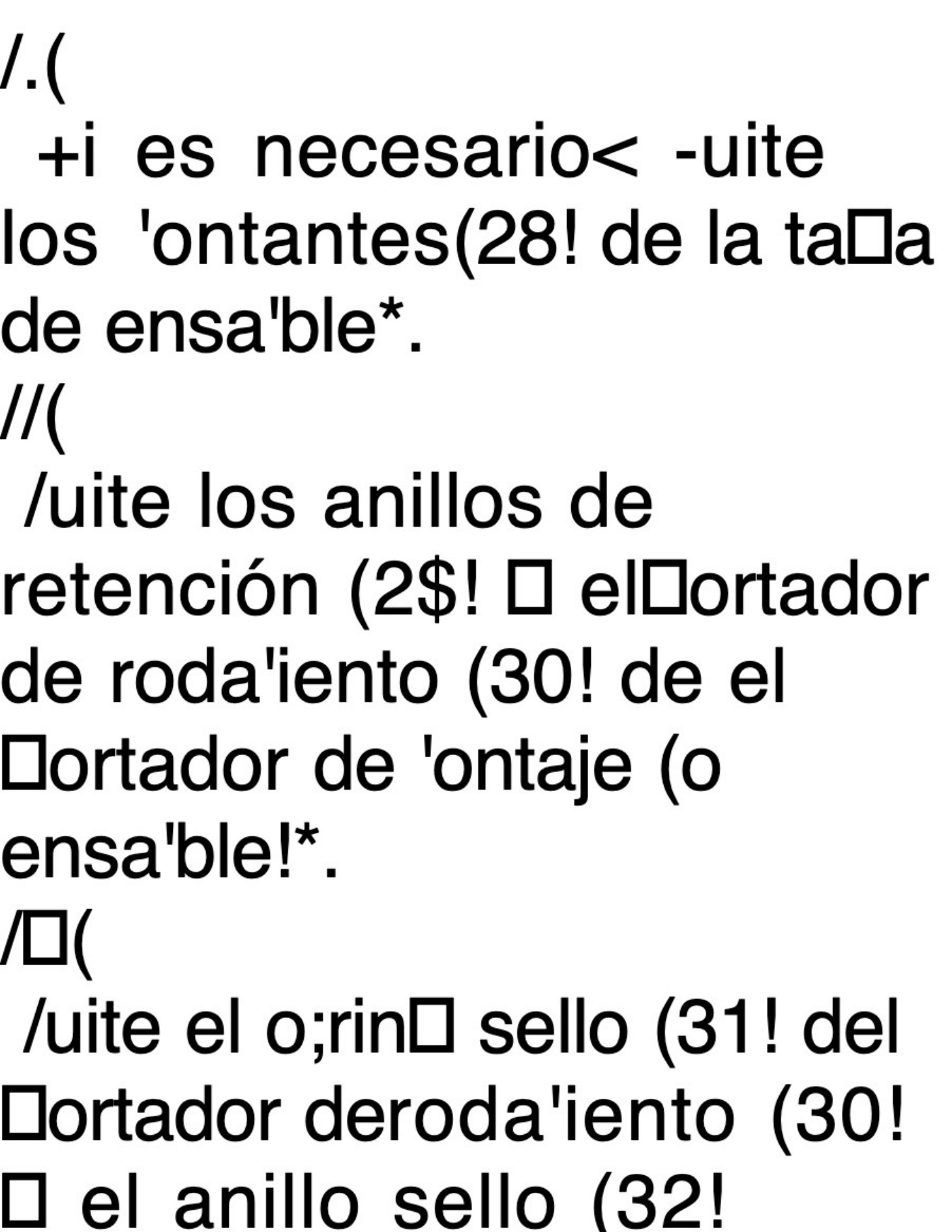 Sample 4 of Technical Document Desarme y armado del convertid Technical Manual [PDF]