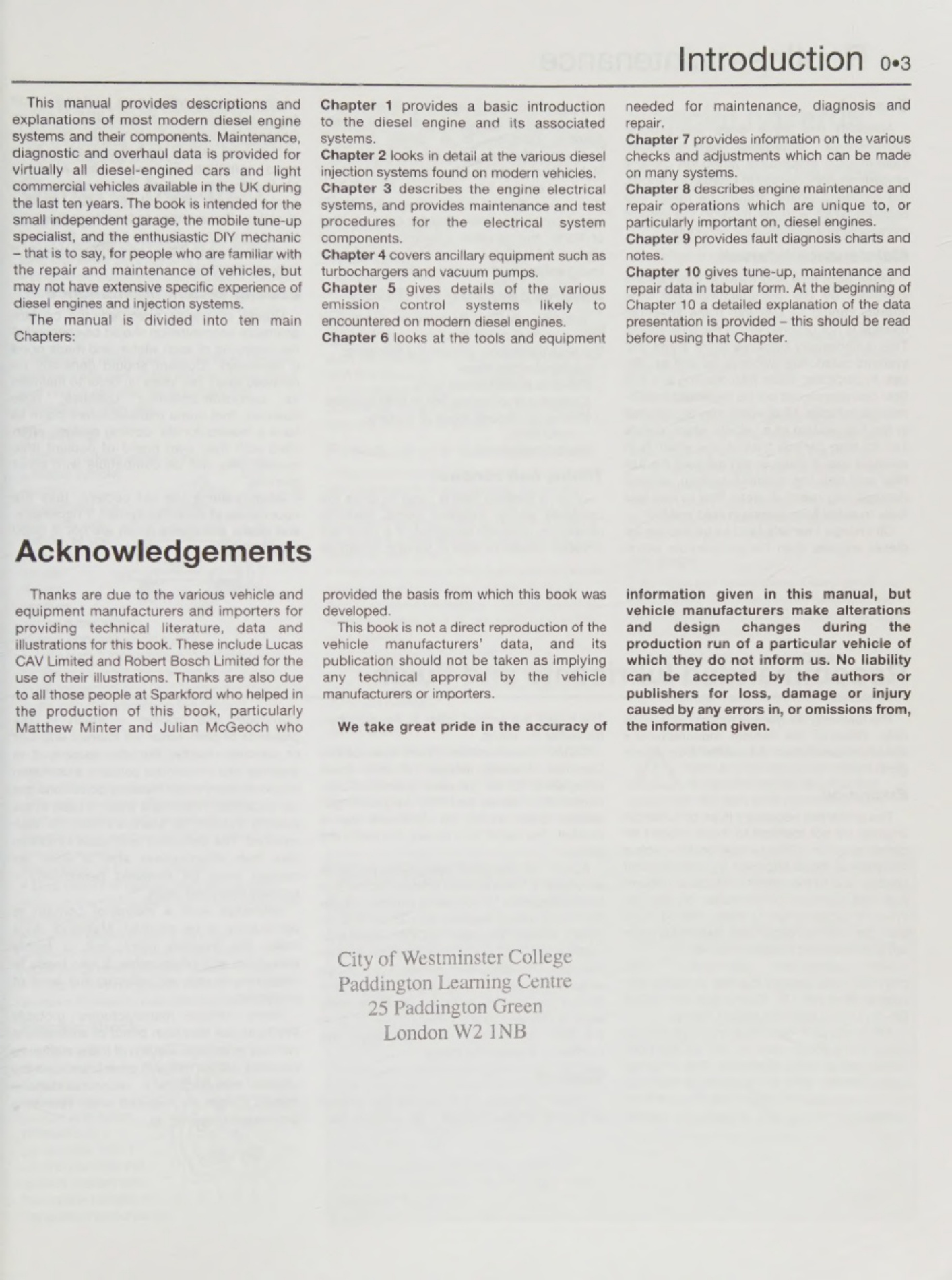Sample 2 of Technical Document Diesel Engine Systems Guide 1991 Technical Manual [PDF]