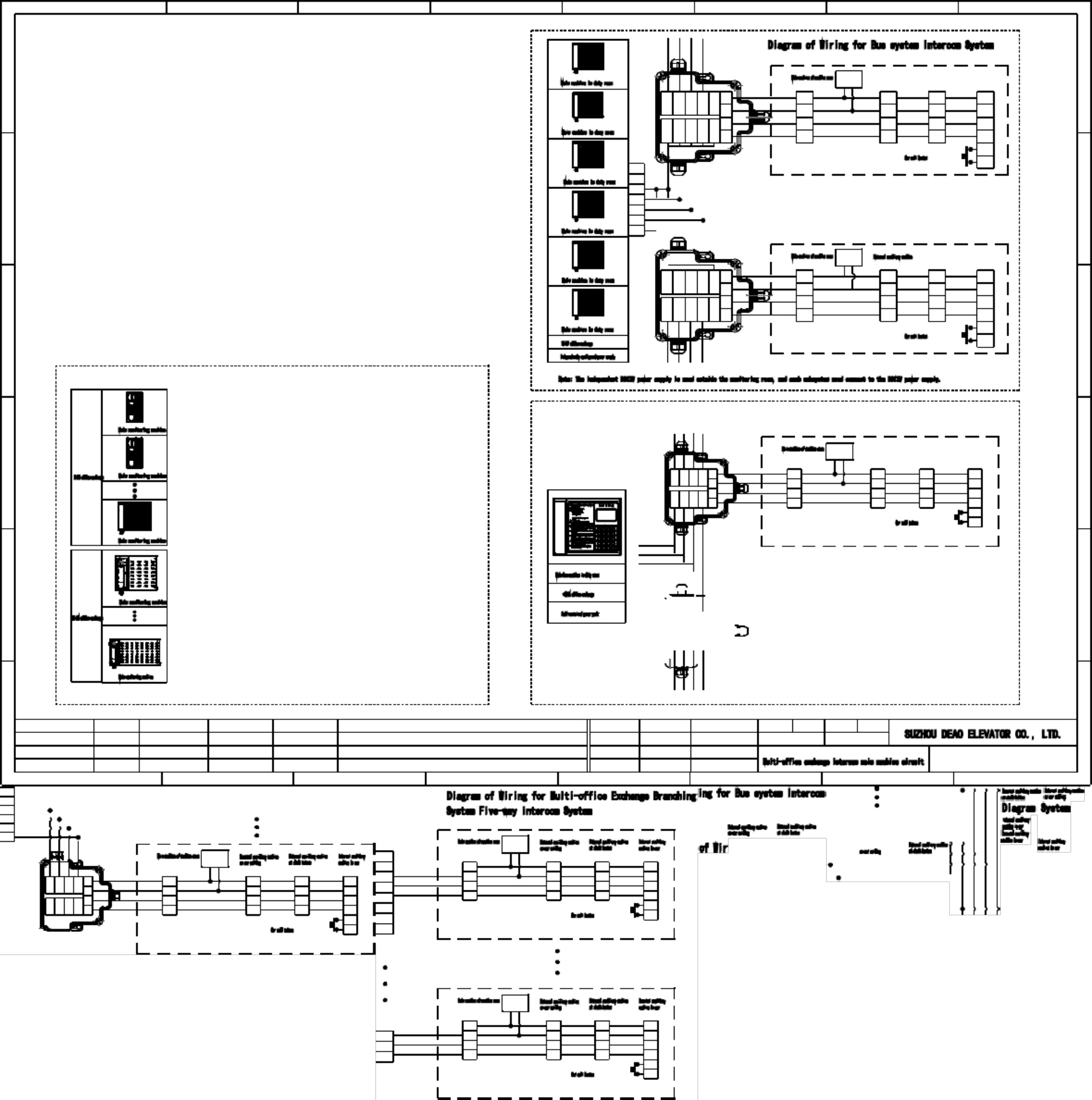 Sample 7 of Technical Document DVF3000 Elevator Wiring Schematics Complete Electrical Wiring Schematic & System Diagram [PDF]