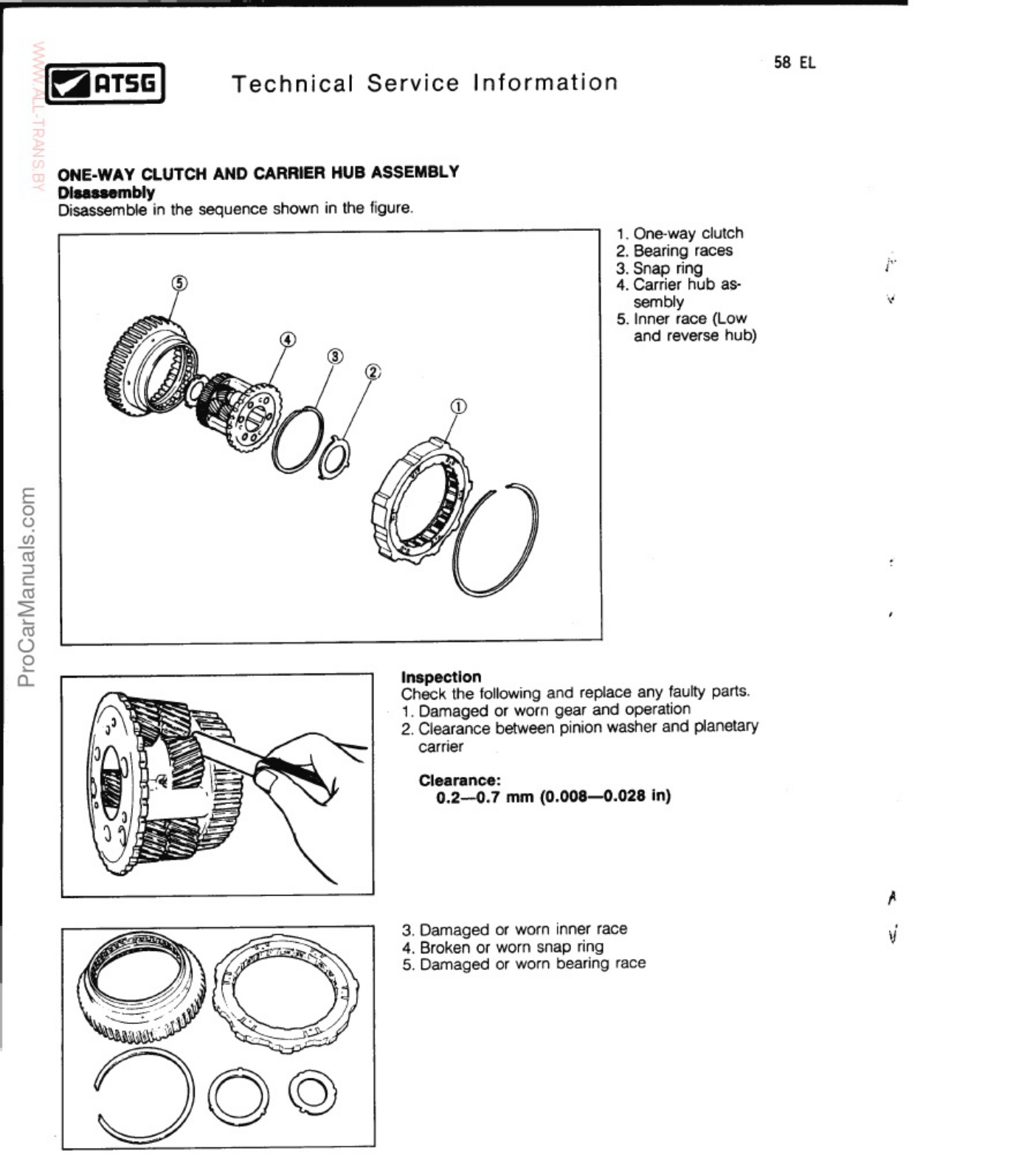 Sample 6 of Technical Document EL Transmission Workshop Service Manual [PDF]