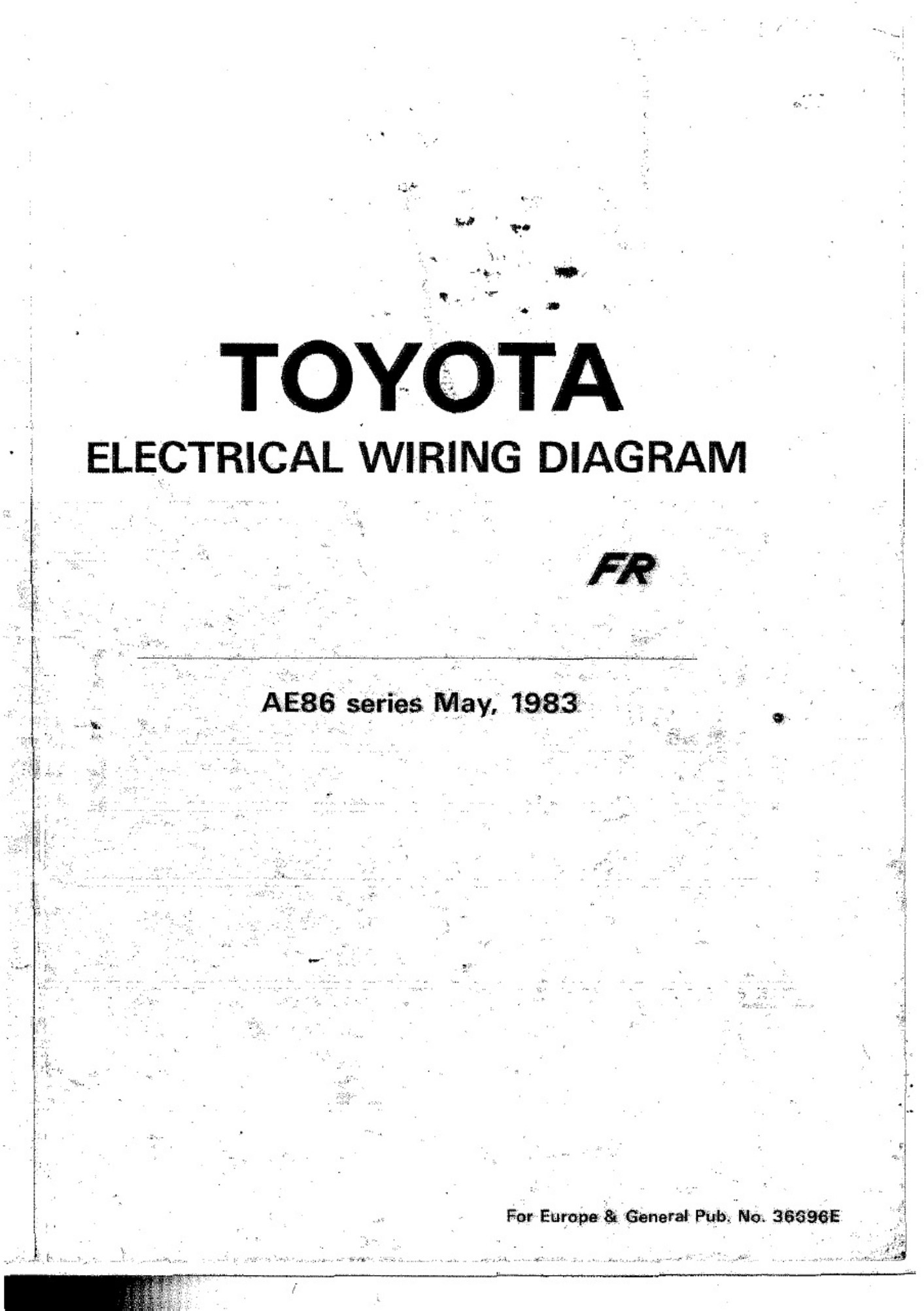 Technical Document Electrical Wiring Diagram Ae86 Complete Electrical Wiring Schematic & System Diagram [PDF] cover
