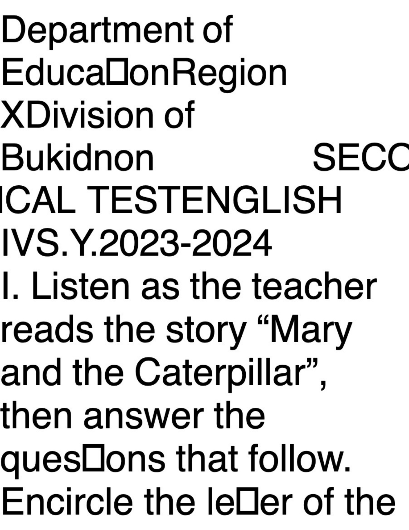 Technical Document English4-Q2 Technical Manual [PDF] cover