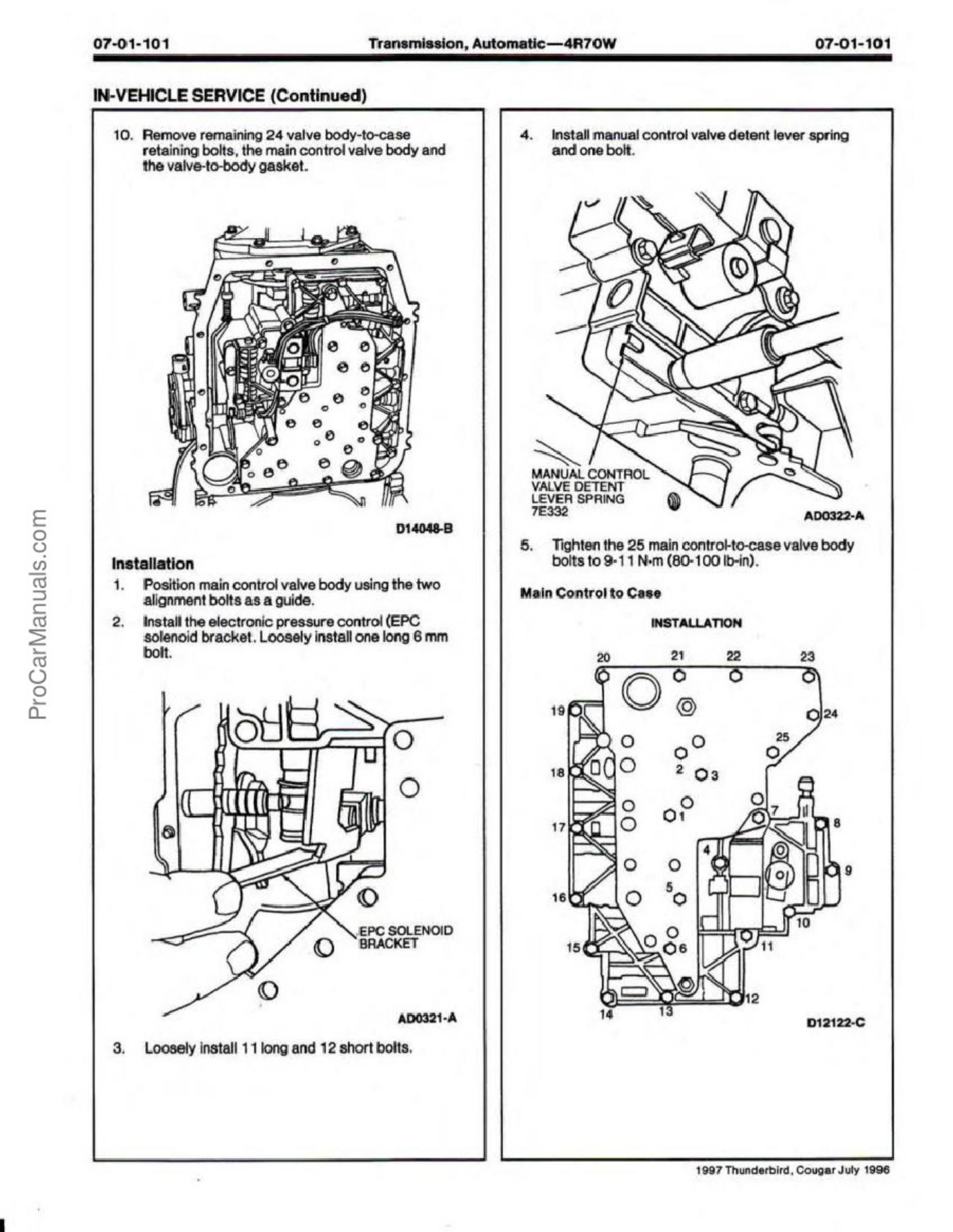 Sample 6 of Technical Document Ford 4R70W Automatic Transmission Workshop Service Manual [PDF]