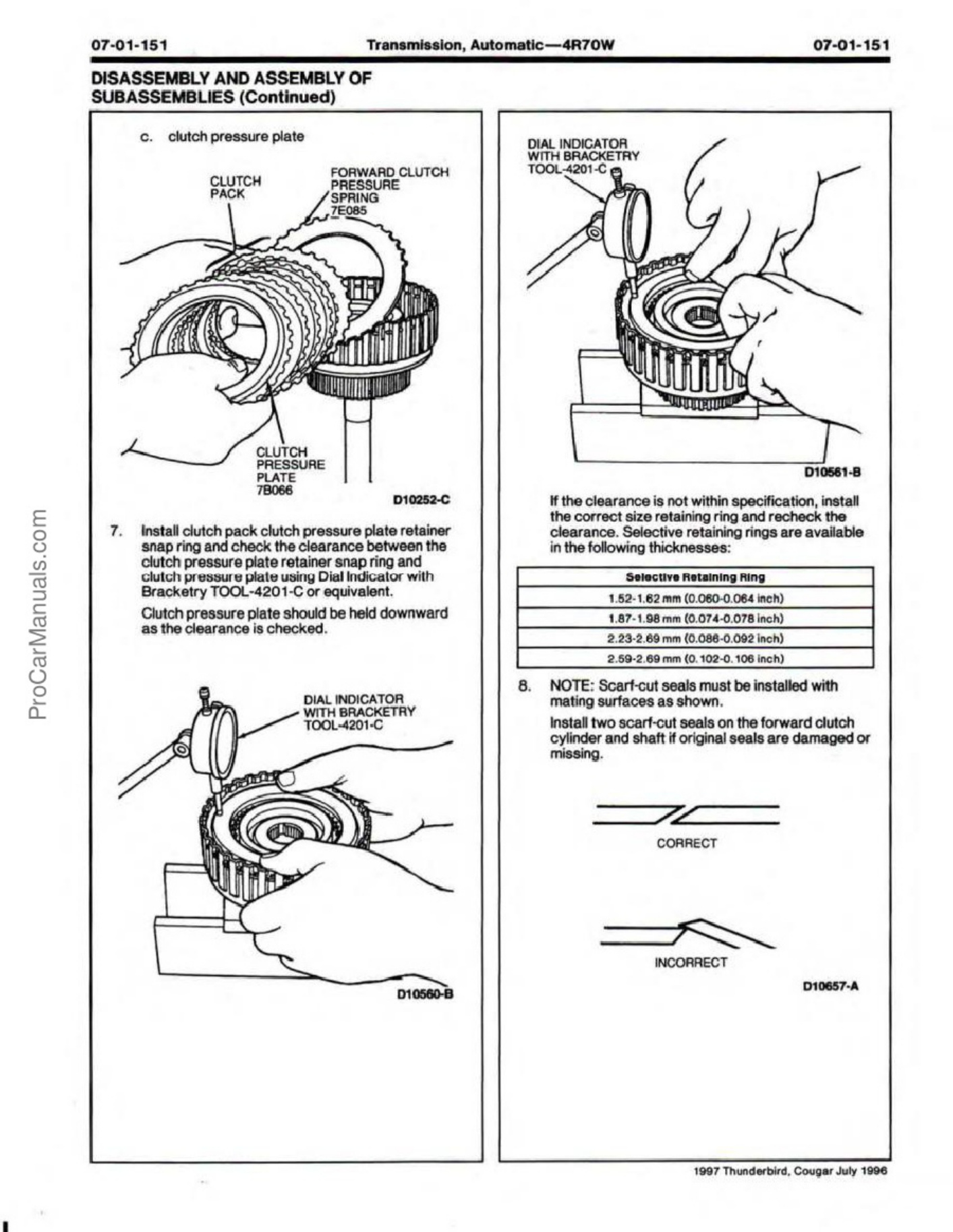 Sample 7 of Technical Document Ford 4R70W Automatic Transmission Workshop Service Manual [PDF]
