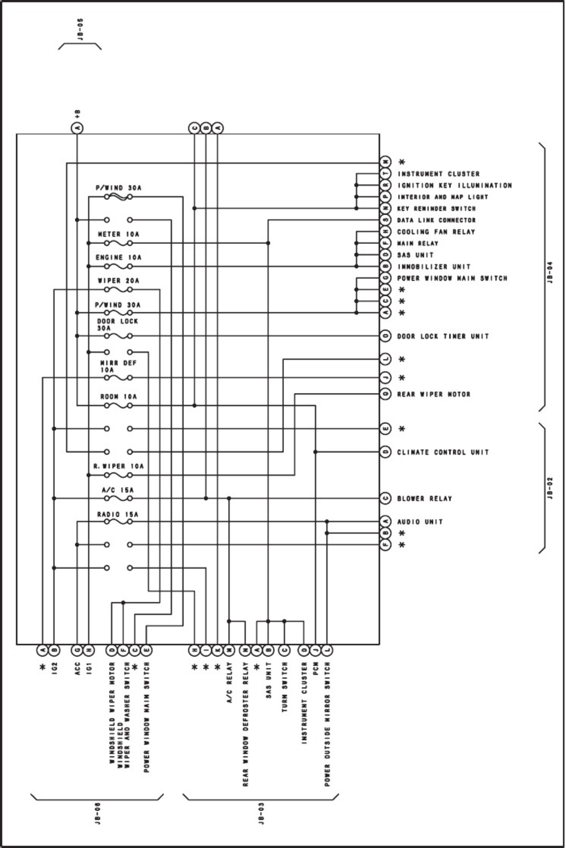 Sample 8 of Technical Document Ford Laser Wiring Diagrams Complete Electrical Wiring Schematic & System Diagram [PDF]
