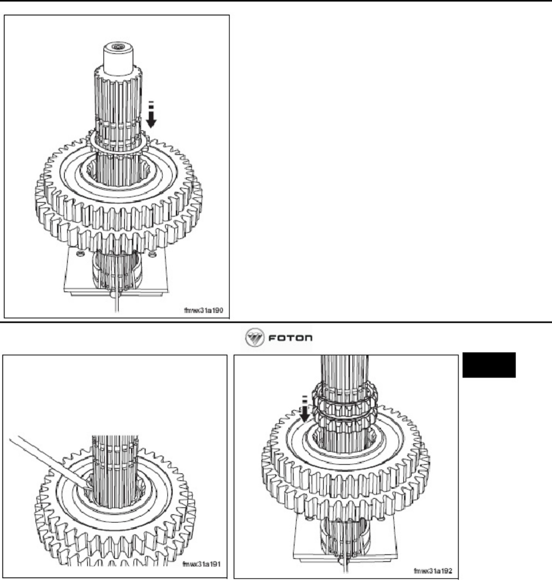 Technical Document FOTON BJ3251 Transmission Workshop Service Manual [PDF] cover