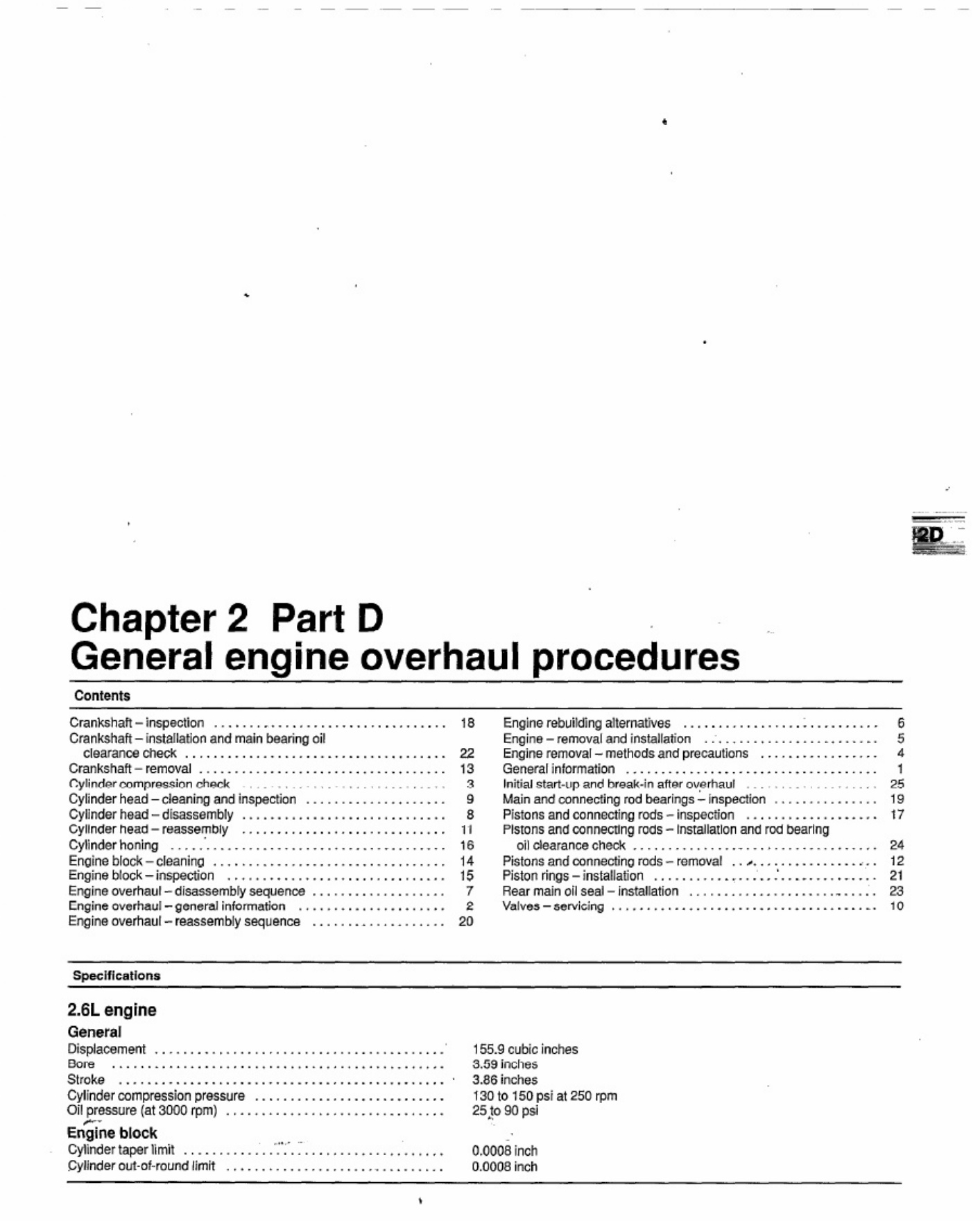Sample 3 of Technical Document General Engine Overhaul Procedures Technical Manual [PDF]