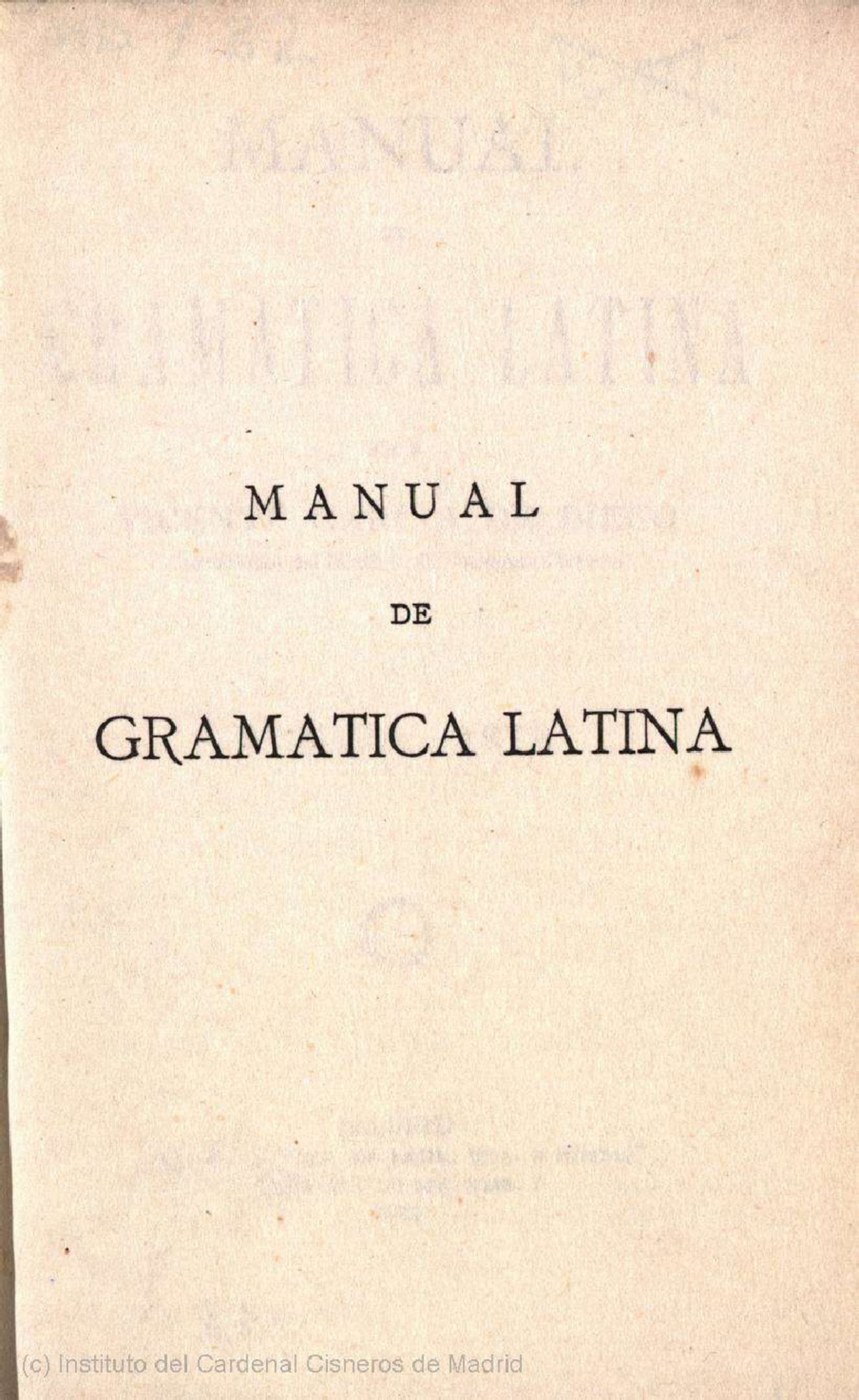 Sample 2 of Technical Document Gram - Latina - Garci a de Diego Technical Manual [PDF]