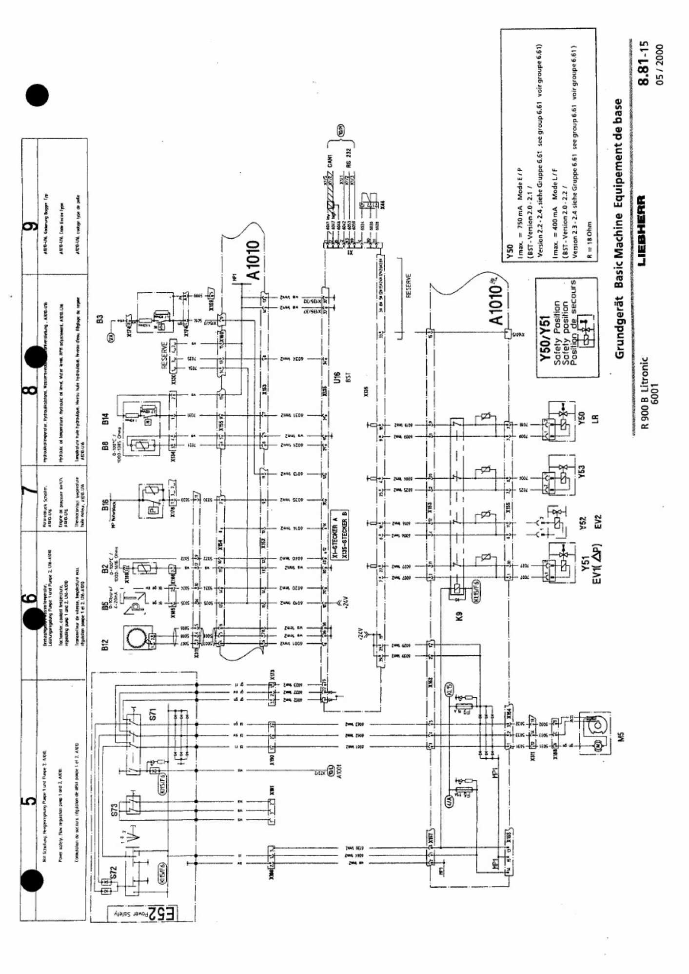 Sample 6 of Technical Document Hydraulic Excavator Electrical Complete Electrical Wiring Schematic & System Diagram [PDF]