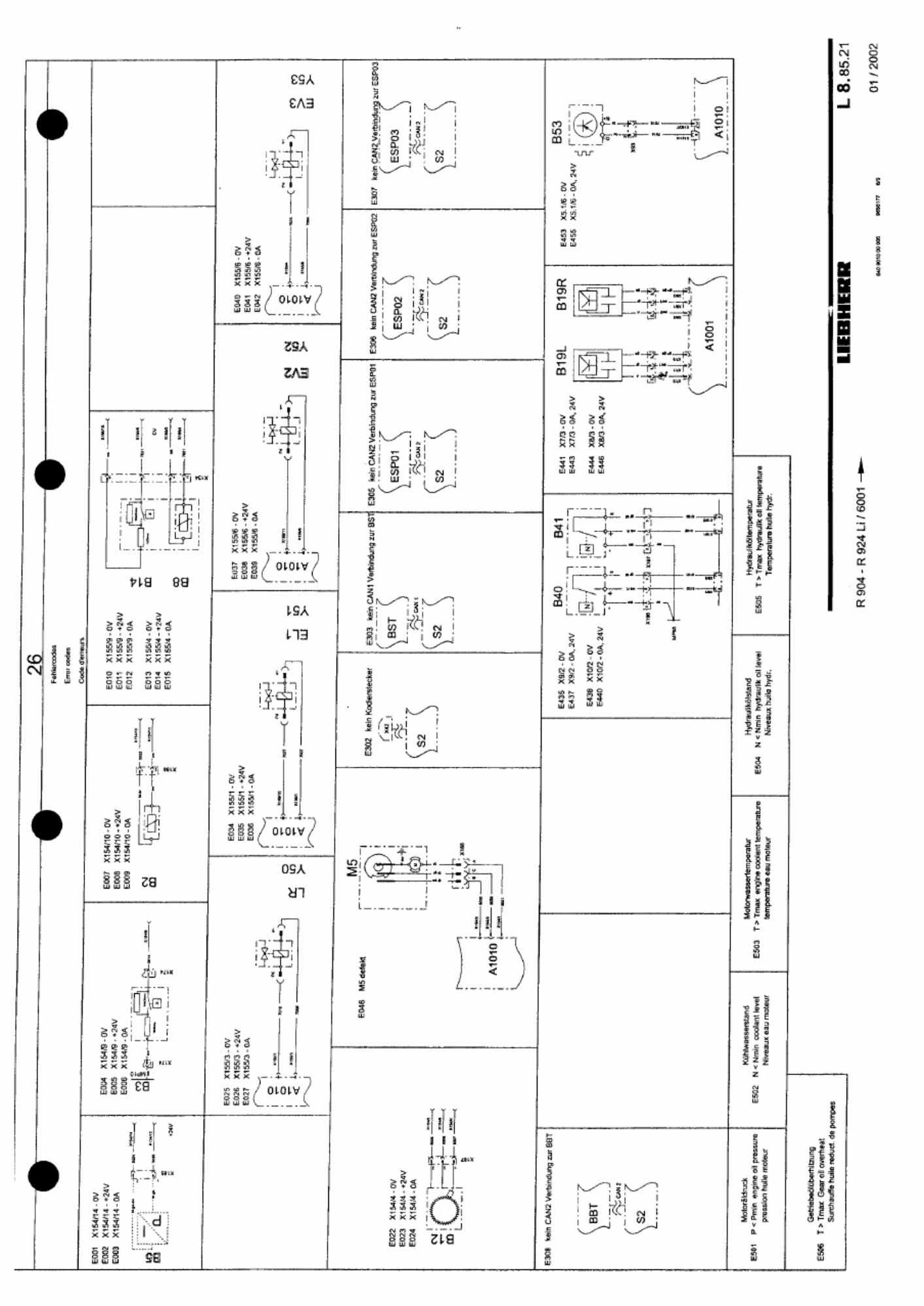 Sample 7 of Technical Document Hydraulic Excavator Electrical Complete Electrical Wiring Schematic & System Diagram [PDF]