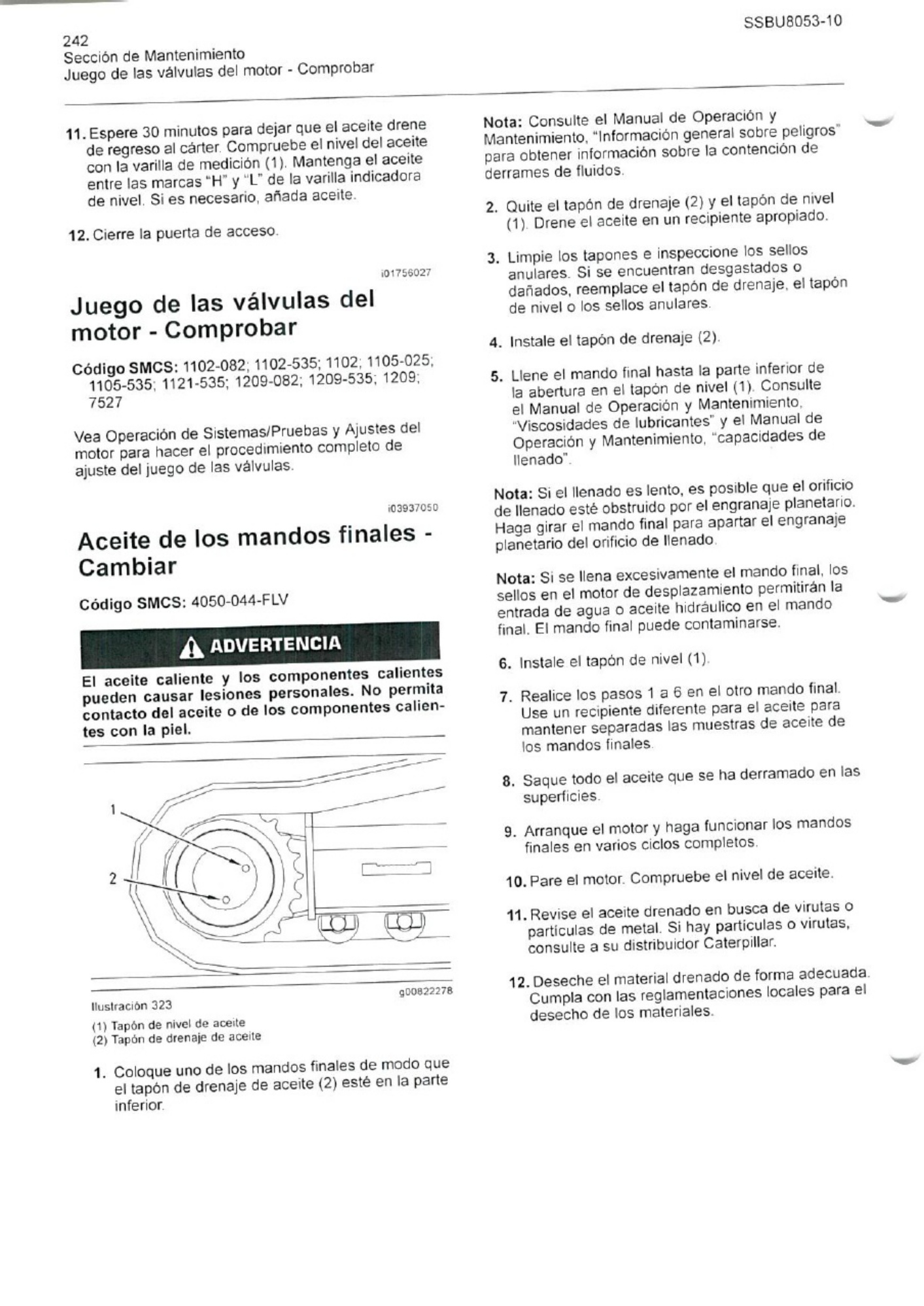 Sample 7 of Technical Document Informe de Mantenimiento Excav Technical Manual [PDF]