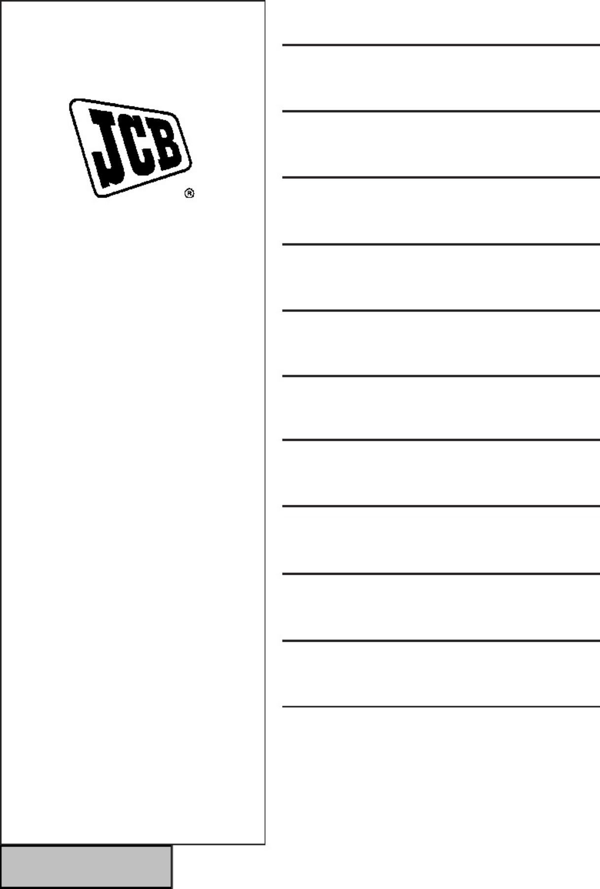 Sample 3 of Technical Document JCB 802 Excavator Workshop Service Manual [PDF]