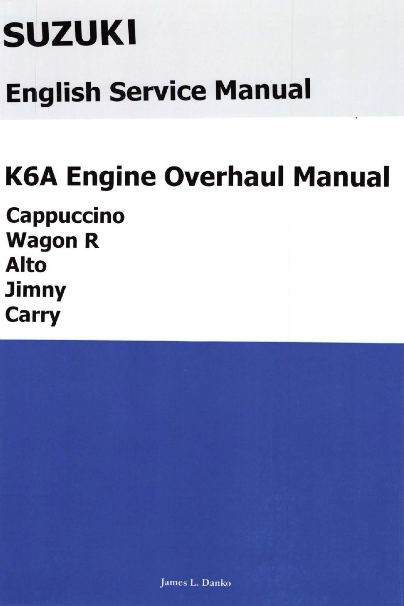 Sample 3 of Technical Document K6A Engine Overhaul Technical Manual [PDF]
