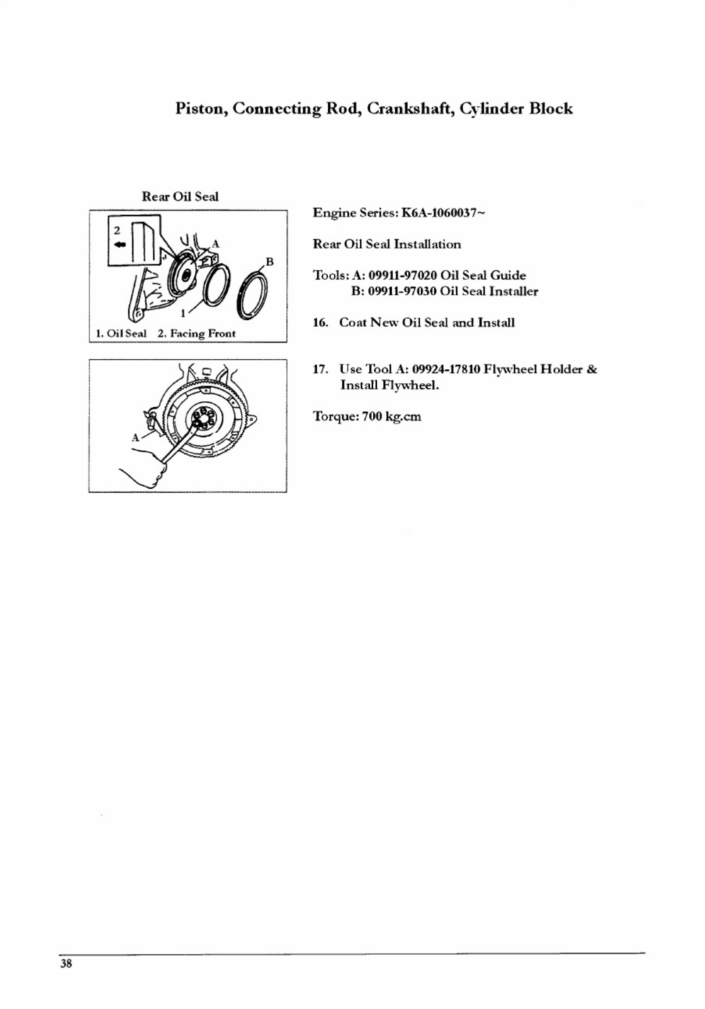 Sample 8 of Technical Document K6A Engine Overhaul Technical Manual [PDF]