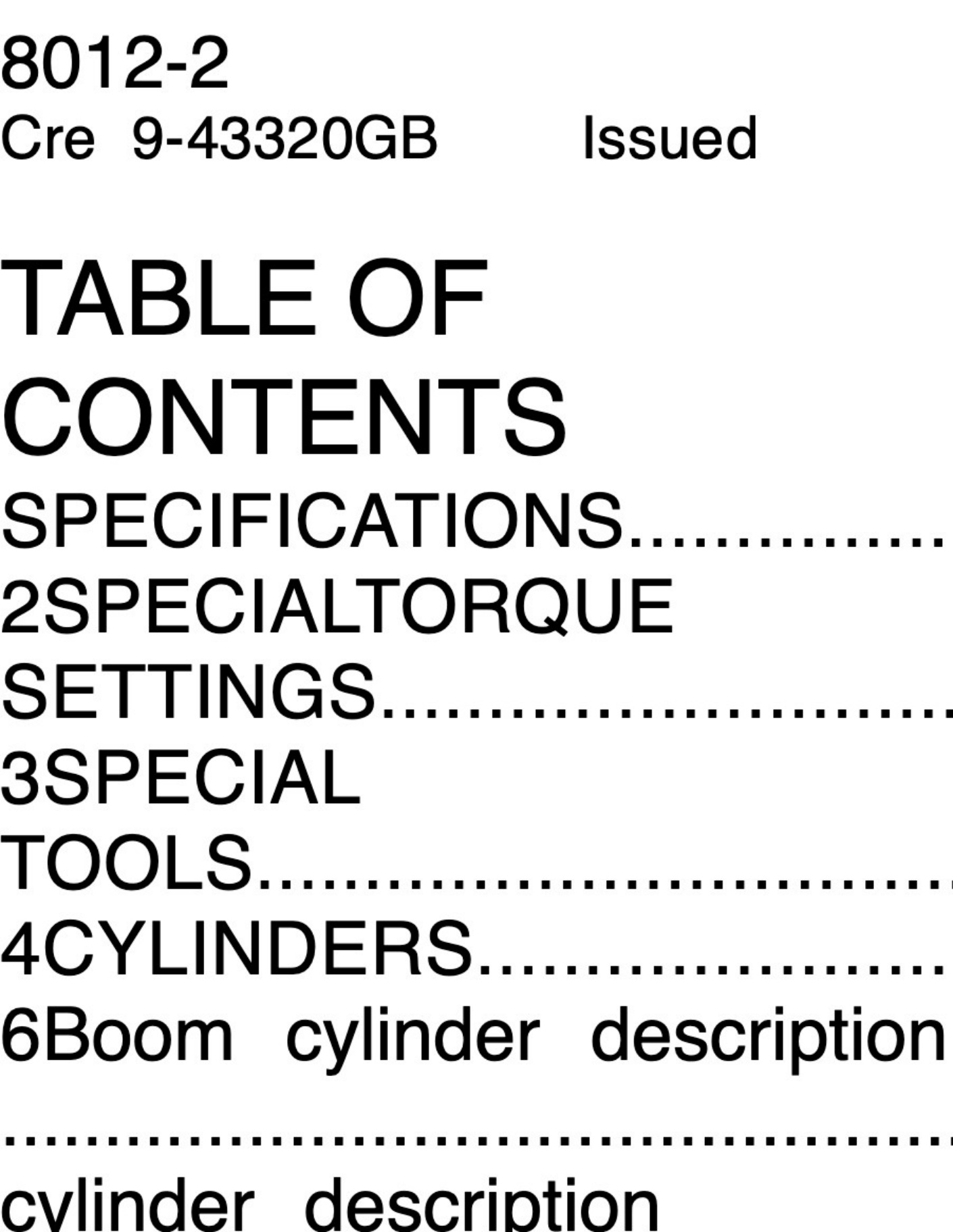 Sample 6 of Technical Document Manual de Servicio CX330 PDF Technical Manual [PDF]