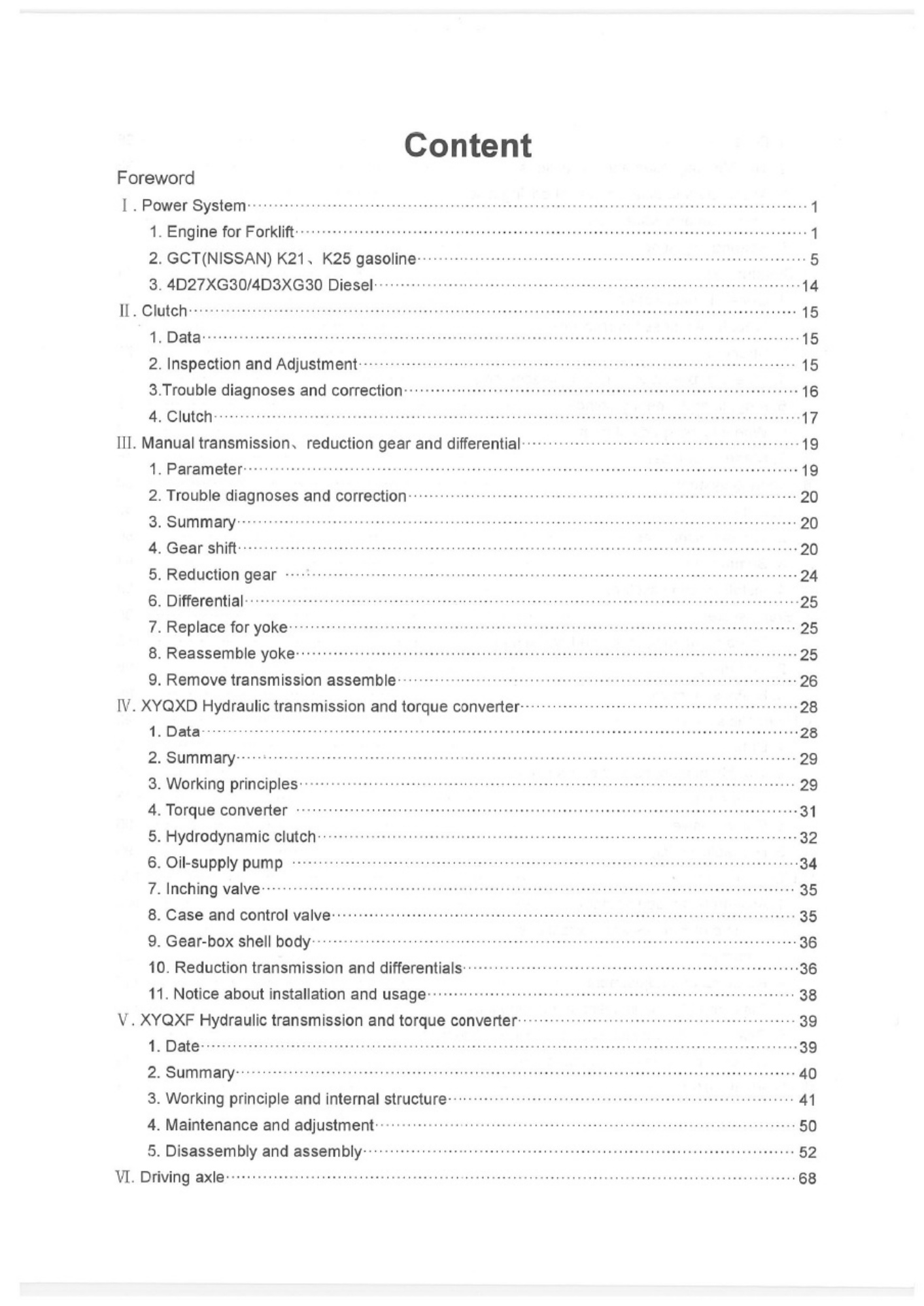 Sample 2 of Hangcha CPCD 70 Service Manual [PDF]