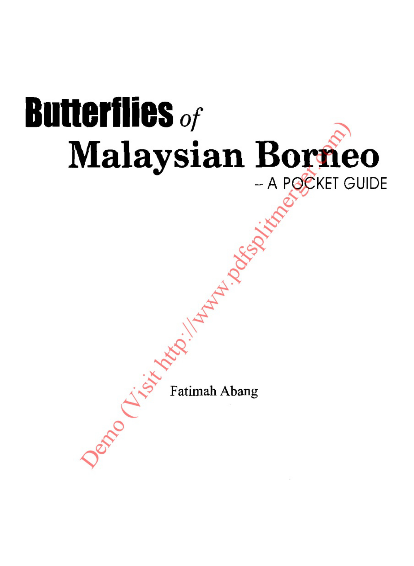 Sample 2 of Technical Document Mariposas Del Mundo Technical Manual [PDF]