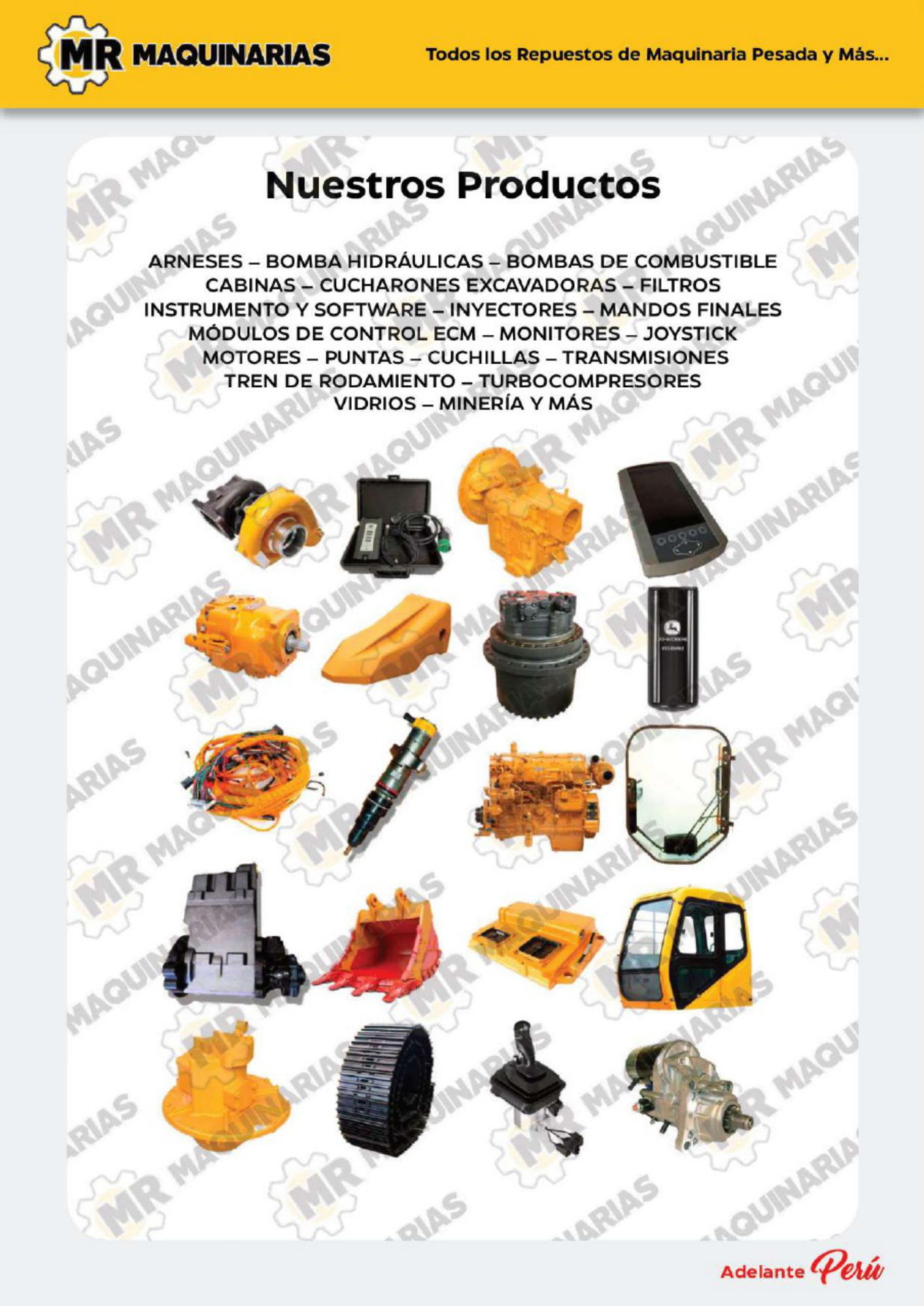 Sample 3 of Technical Document MR Maquinarias Brochure Technical Manual [PDF]