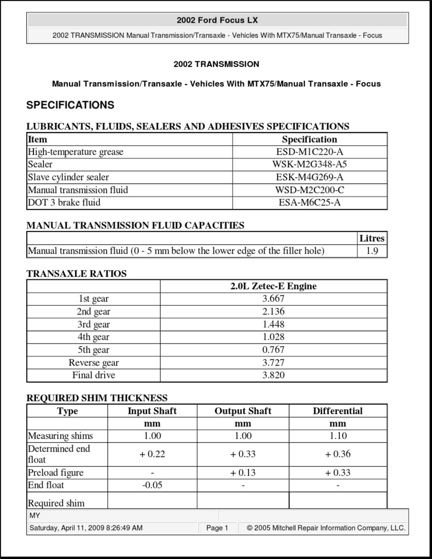 Technical Document mtx75 Marine / Vehicle Transmission Technical Manual [PDF] cover