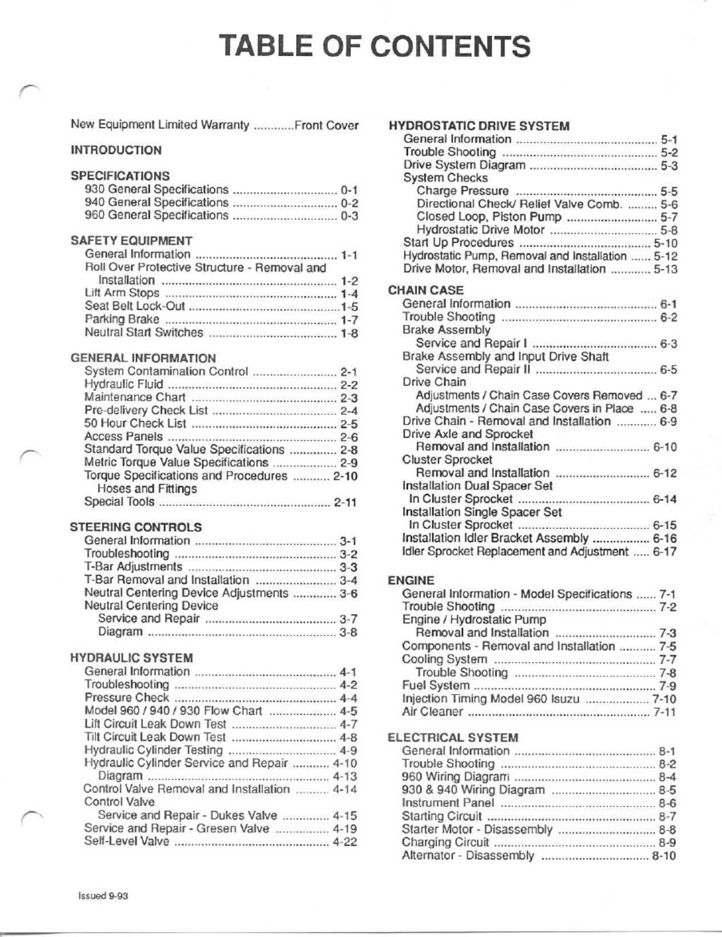 Sample 4 of Technical Document Mustang Skid Steer Workshop Service Manual [PDF]