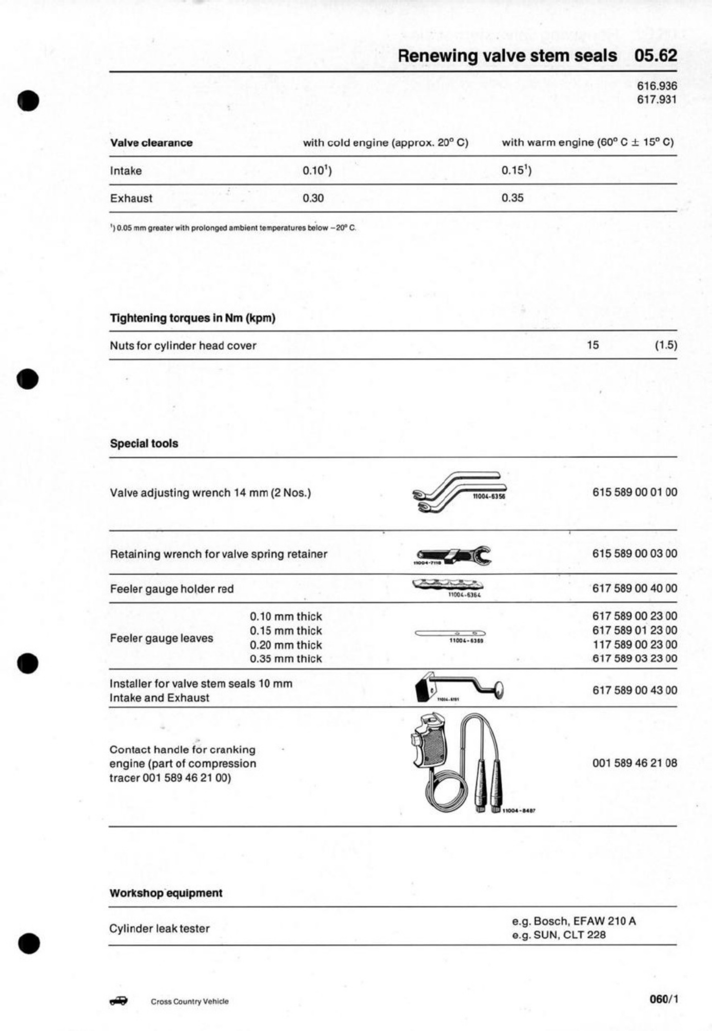 Sample 6 of Technical Document OM616 Engine Maintenance Operation & Maintenance Manual (OMM) [PDF]