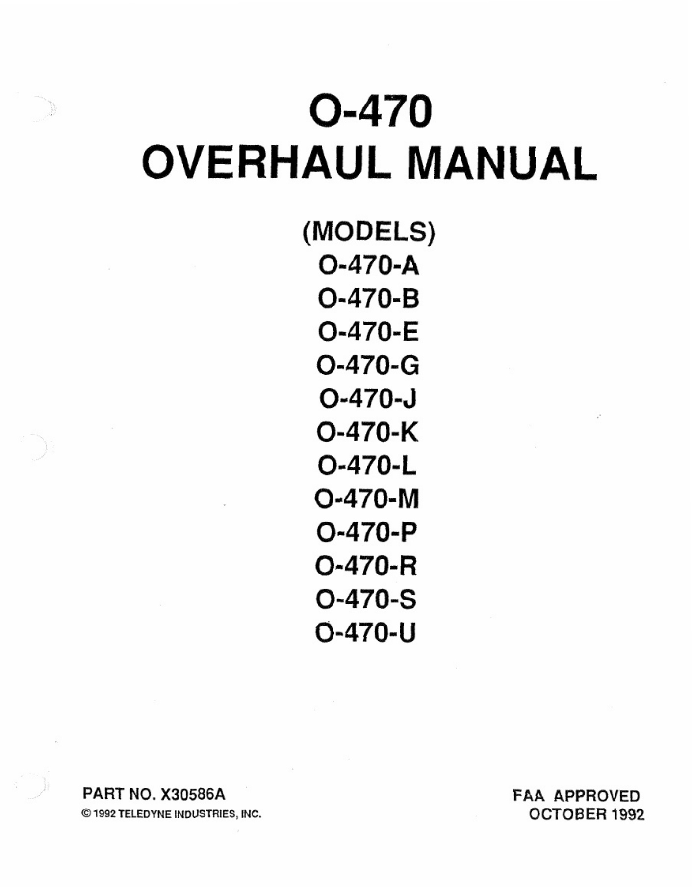 Technical Document Overhaul Technical Manual [PDF] cover
