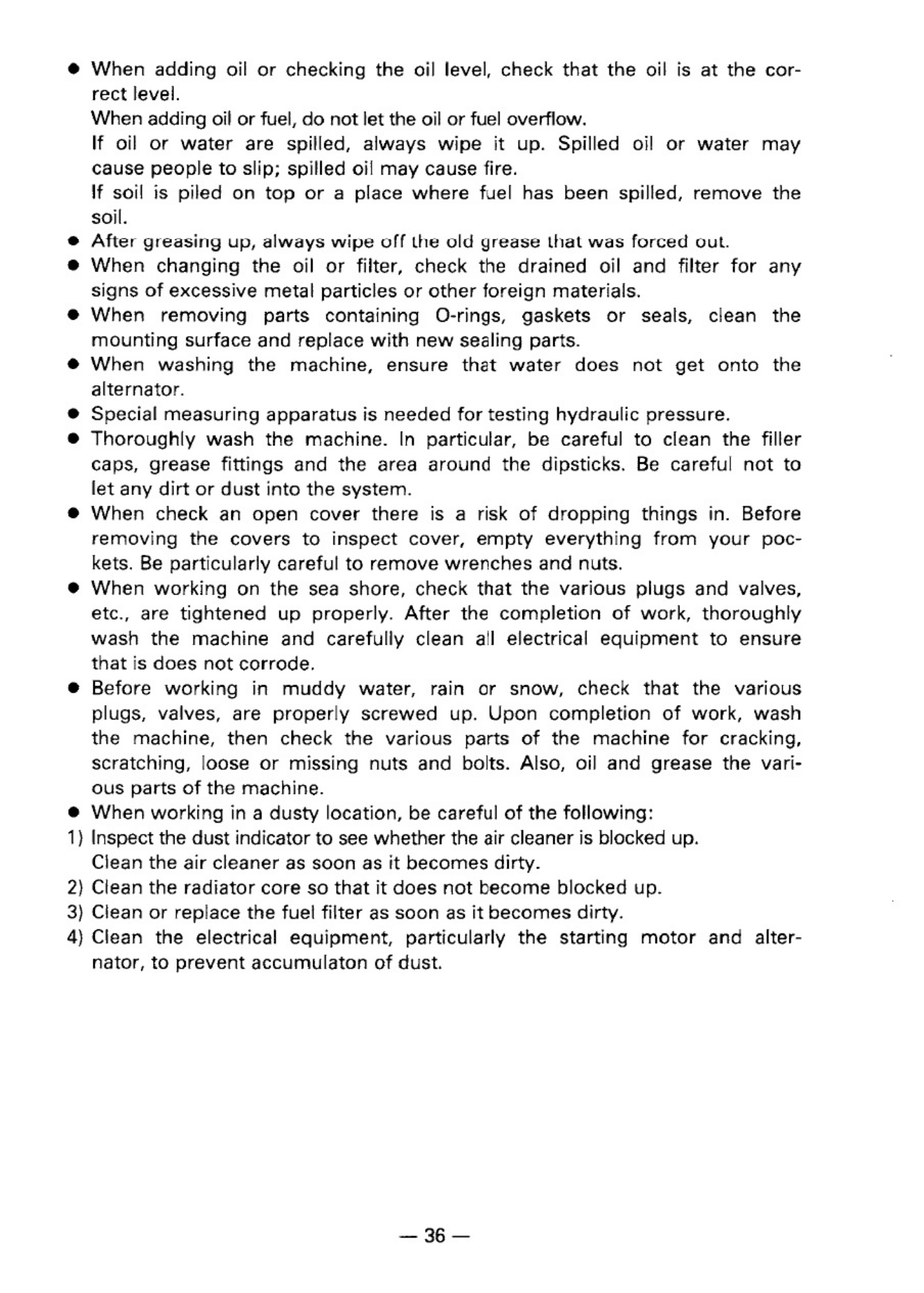 Sample 8 of Technical Document PC100-5 Operation & Maintenance Manual (OMM) [PDF]