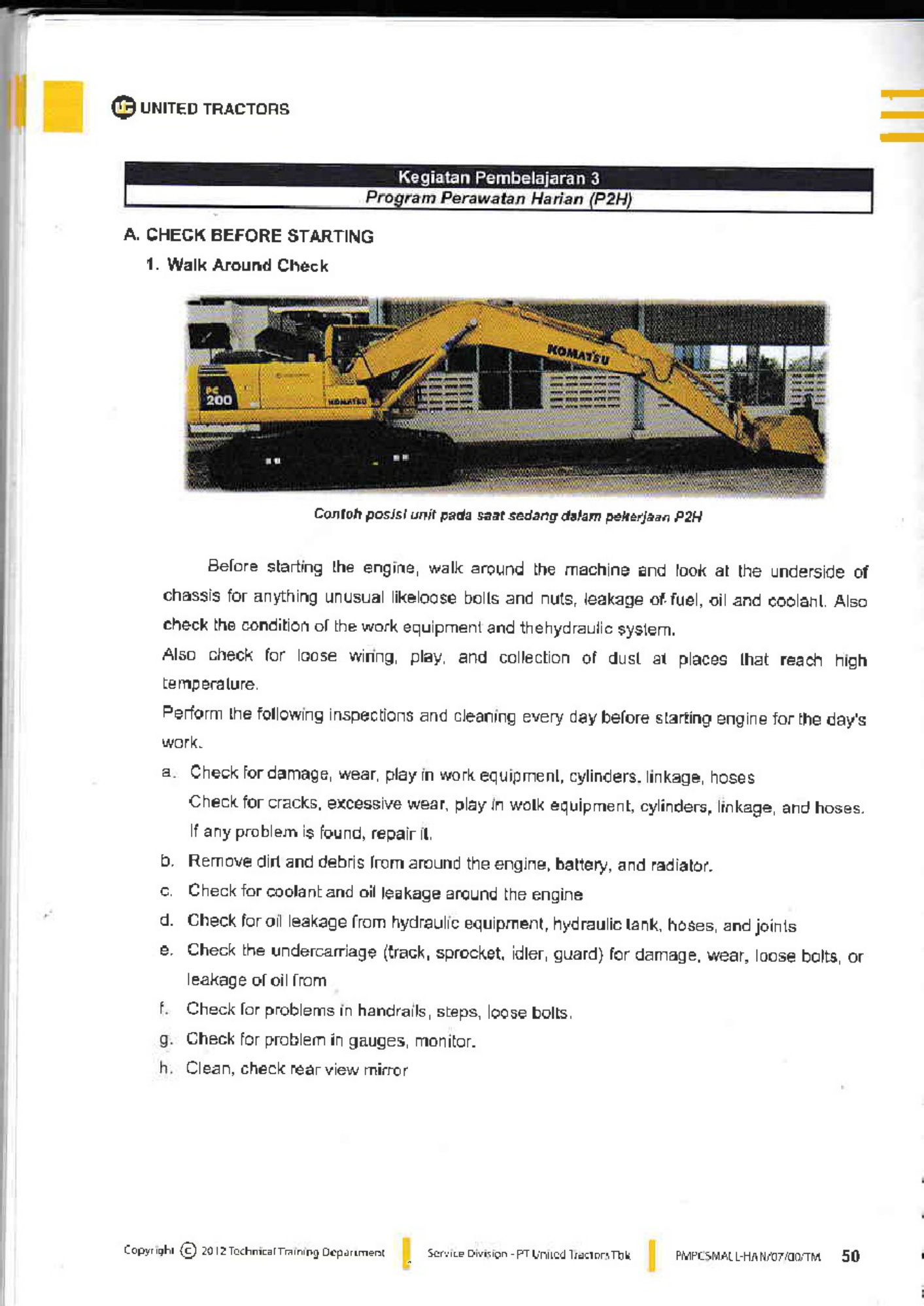 Sample 5 of Technical Document PC300-8 Hydraulic Excavator Technical Manual [PDF]